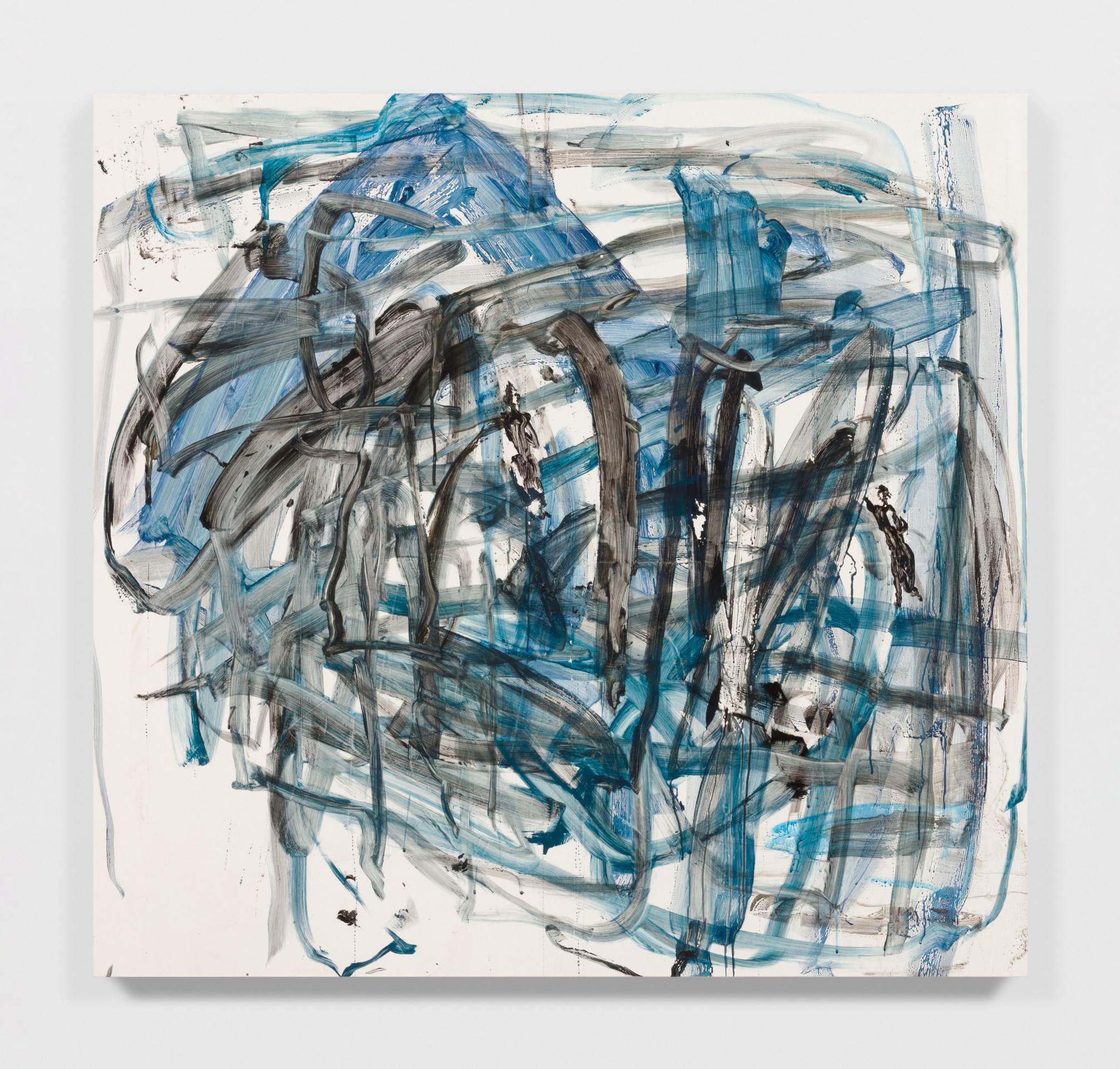 David Deutsch, Untitled, 2018, Acrylic on linen. 52 x 55 in (132.1 x 139.7 cm)