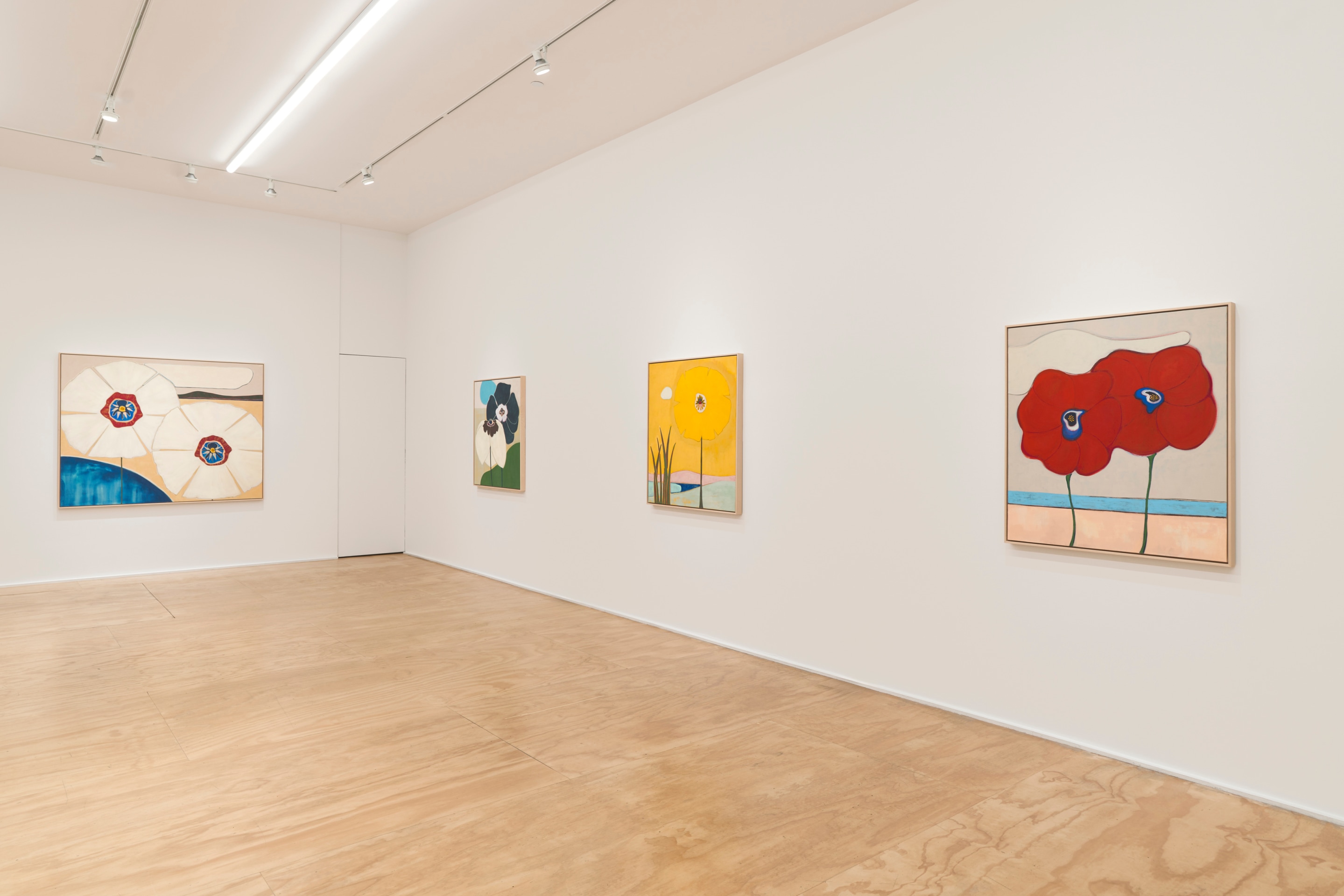 Installation view of Susumu Kamijo: Fish &amp; Flowers, Venus Over Manhattan, New York, 2025