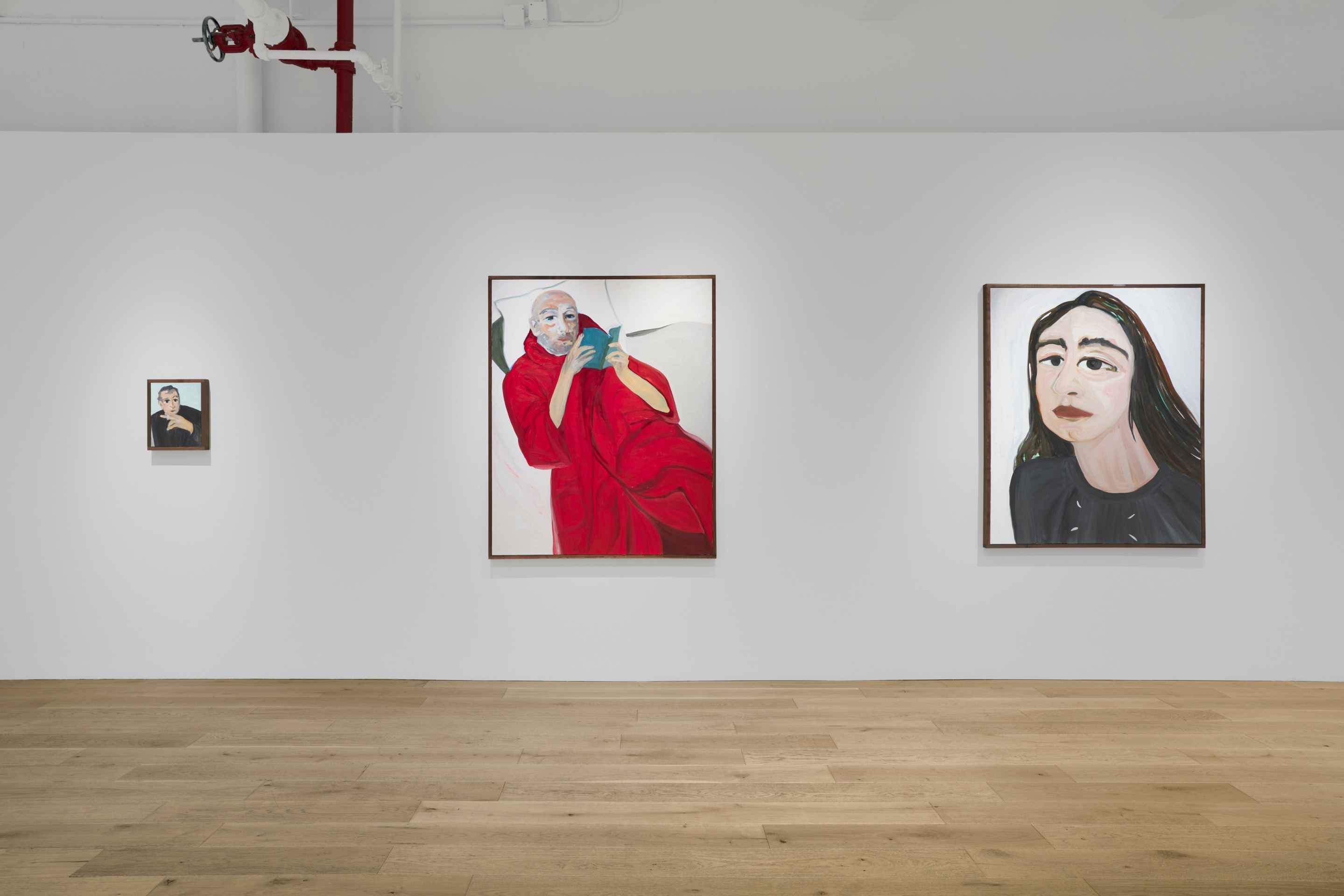 Installation view of &ldquo;Phoebe Derlee: Echoes,&rdquo; Venus Over Manhattan, New York, 2024.