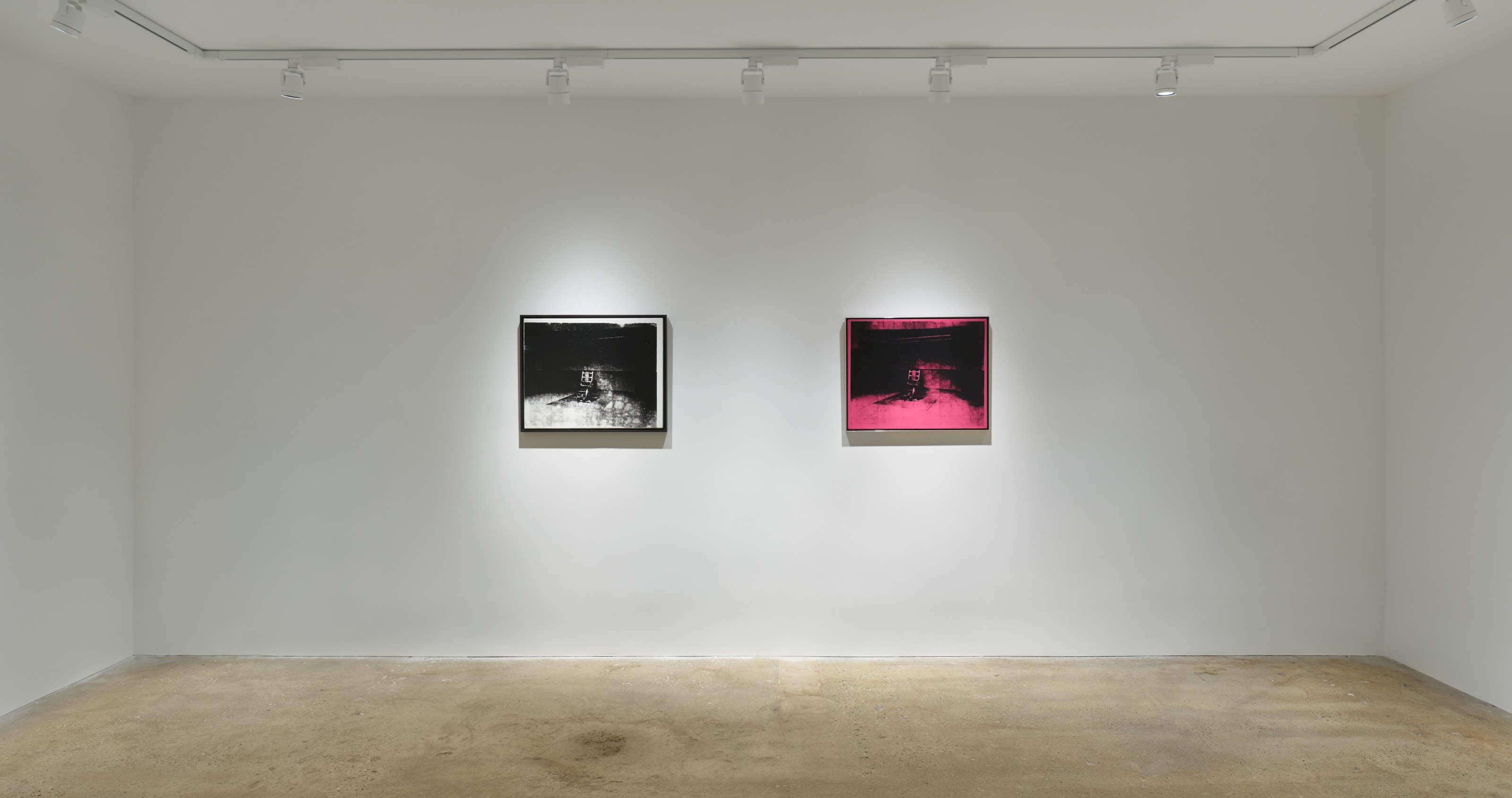 Installation view of Little Electric Chairs, New York, Venus Over Manhattan, 2016