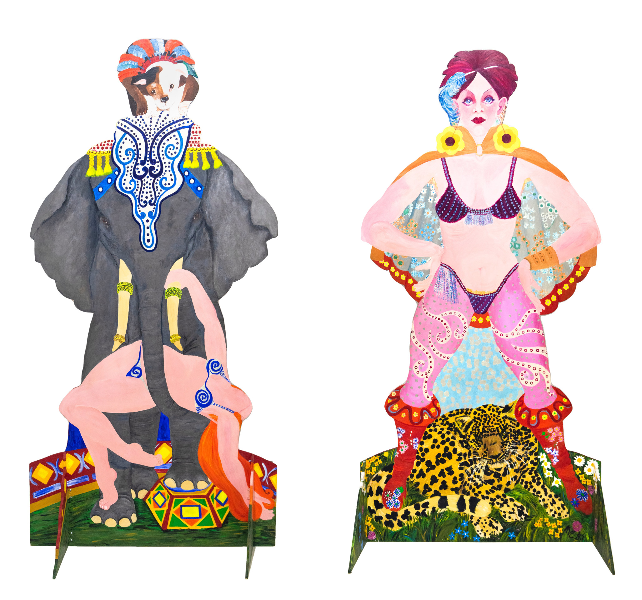 Martha Edelheit The Lady and The Elephant, 1982-1984