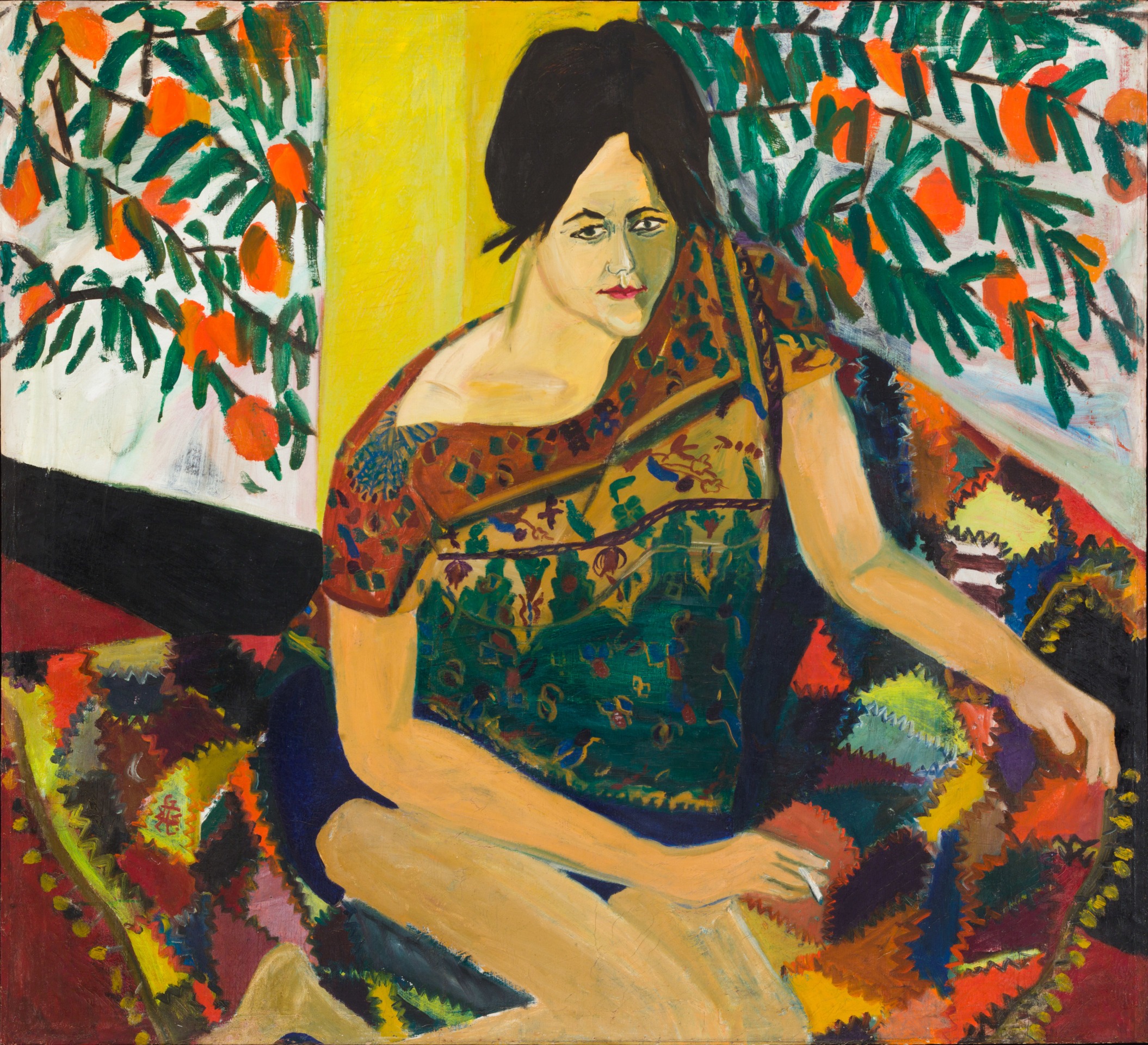 Mimi Gross, Katharine Under the Persimmon Tree, 1961