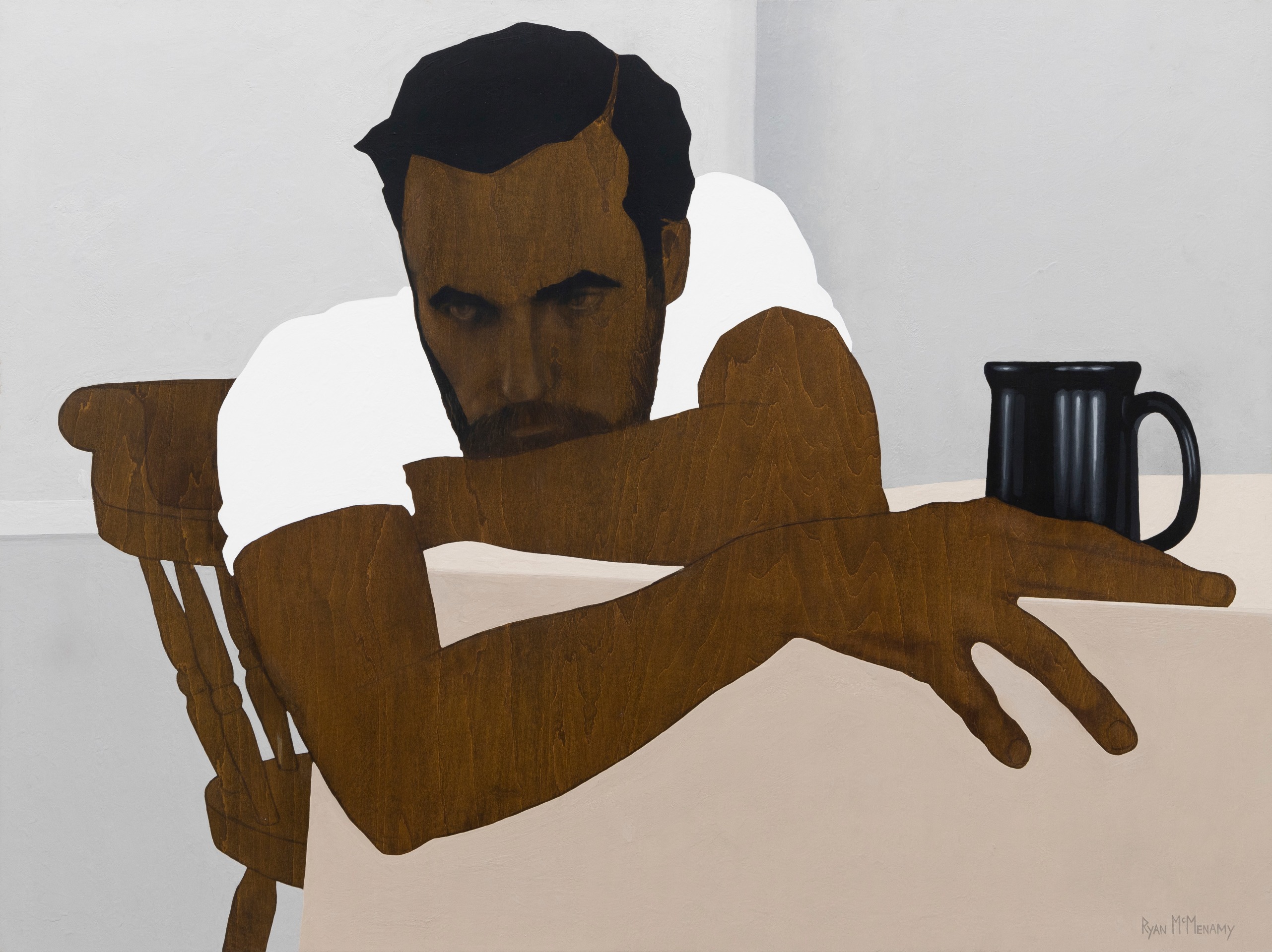 Ryan McMenamy, Figure on Panel 3, 2025