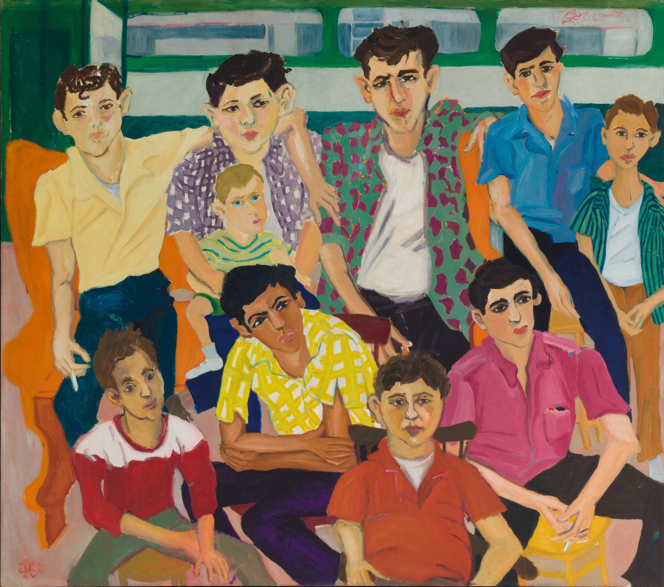 Mimi Gross, Grand Street Boys, 1963