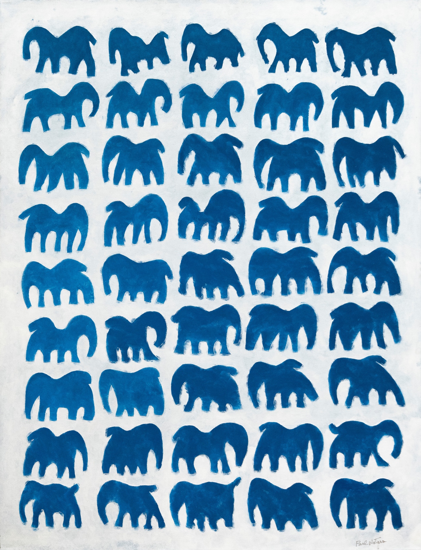 Paul Waters, Elephants, 1972
