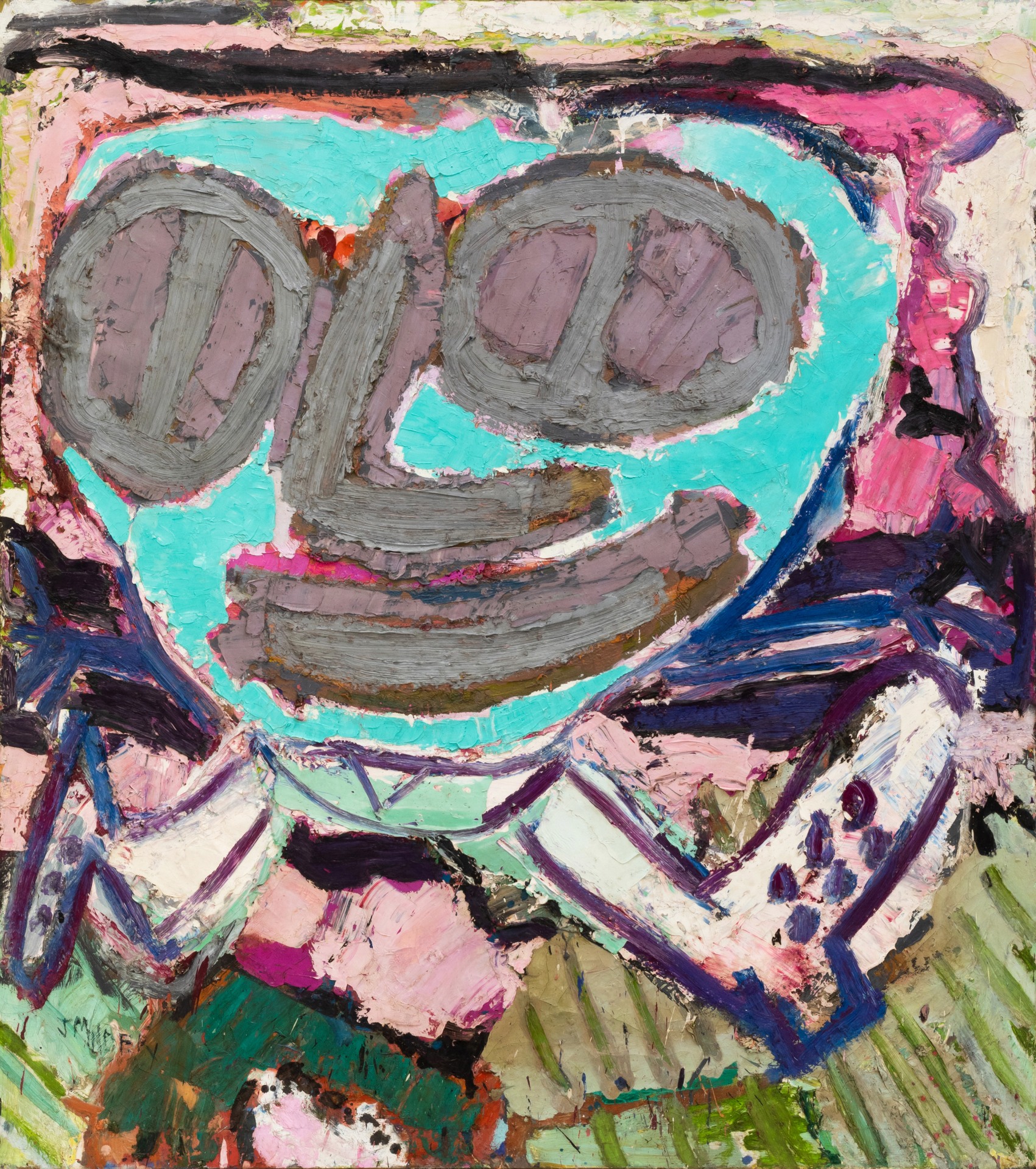 Jay Milder (1934-), Turquoise Runner, 1963