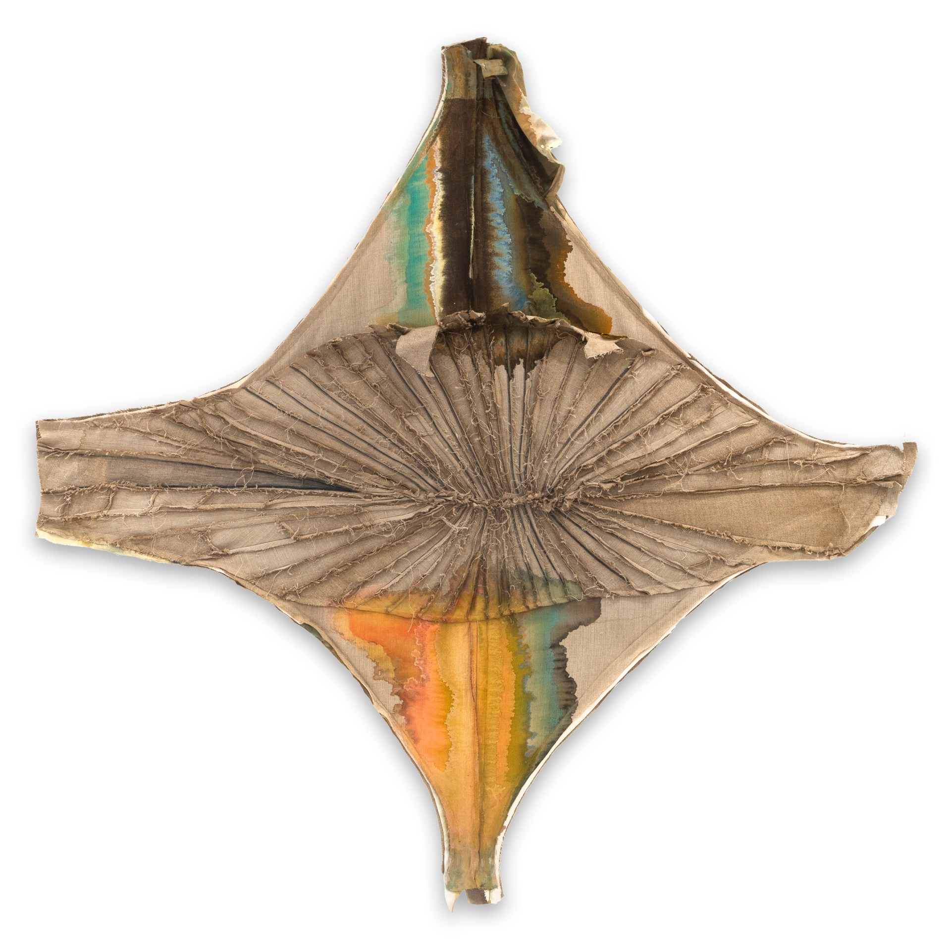 Elaine Stocki, Crucifix, Spine, Flag, 2024