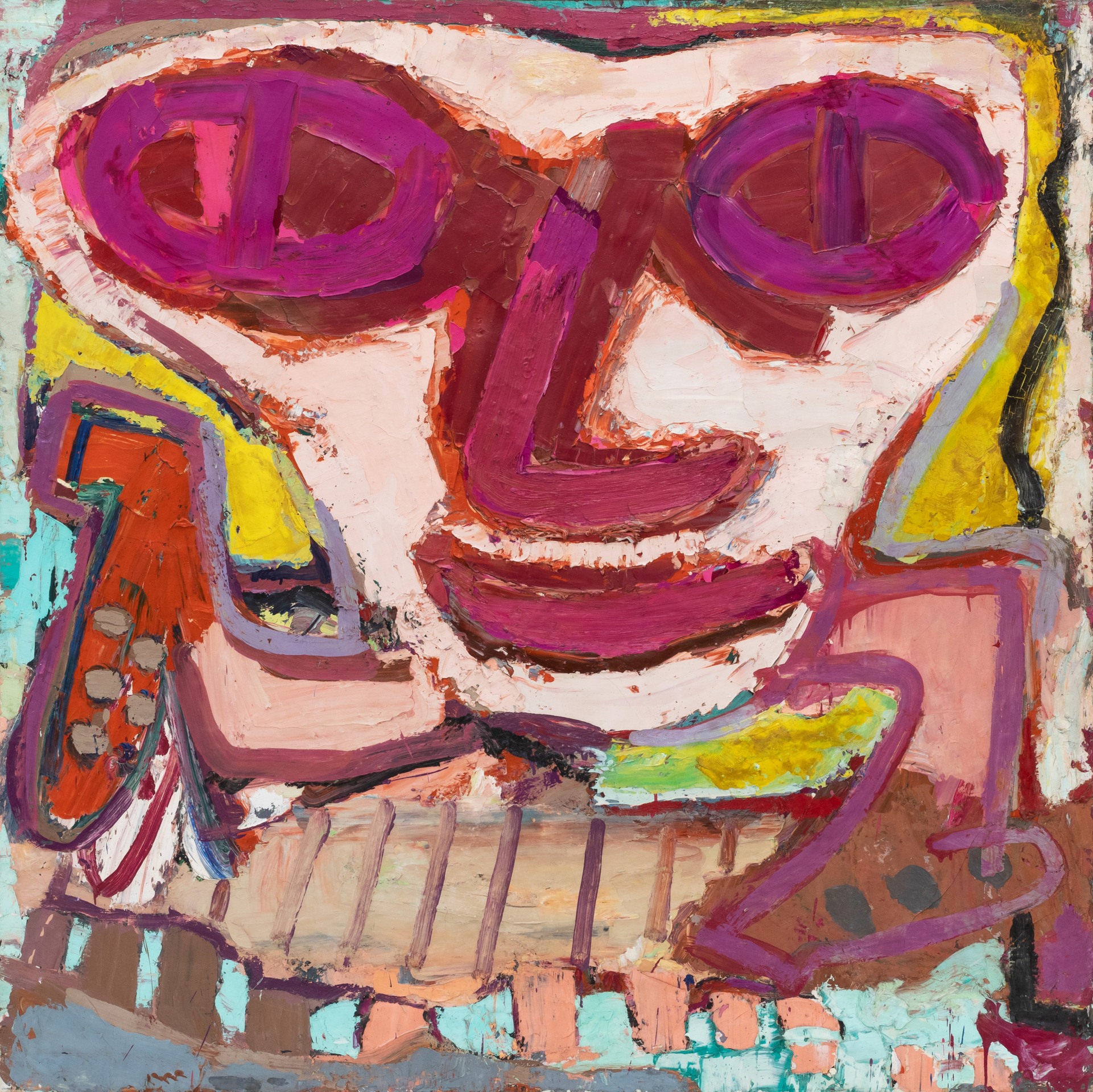 Jay Milder (1934-), Lime Subway Runner, 1962-63