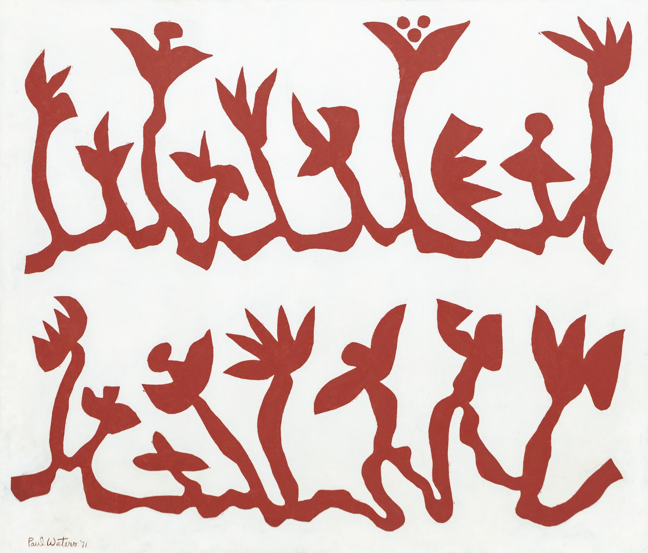 Paul Waters, Flowers, 1971