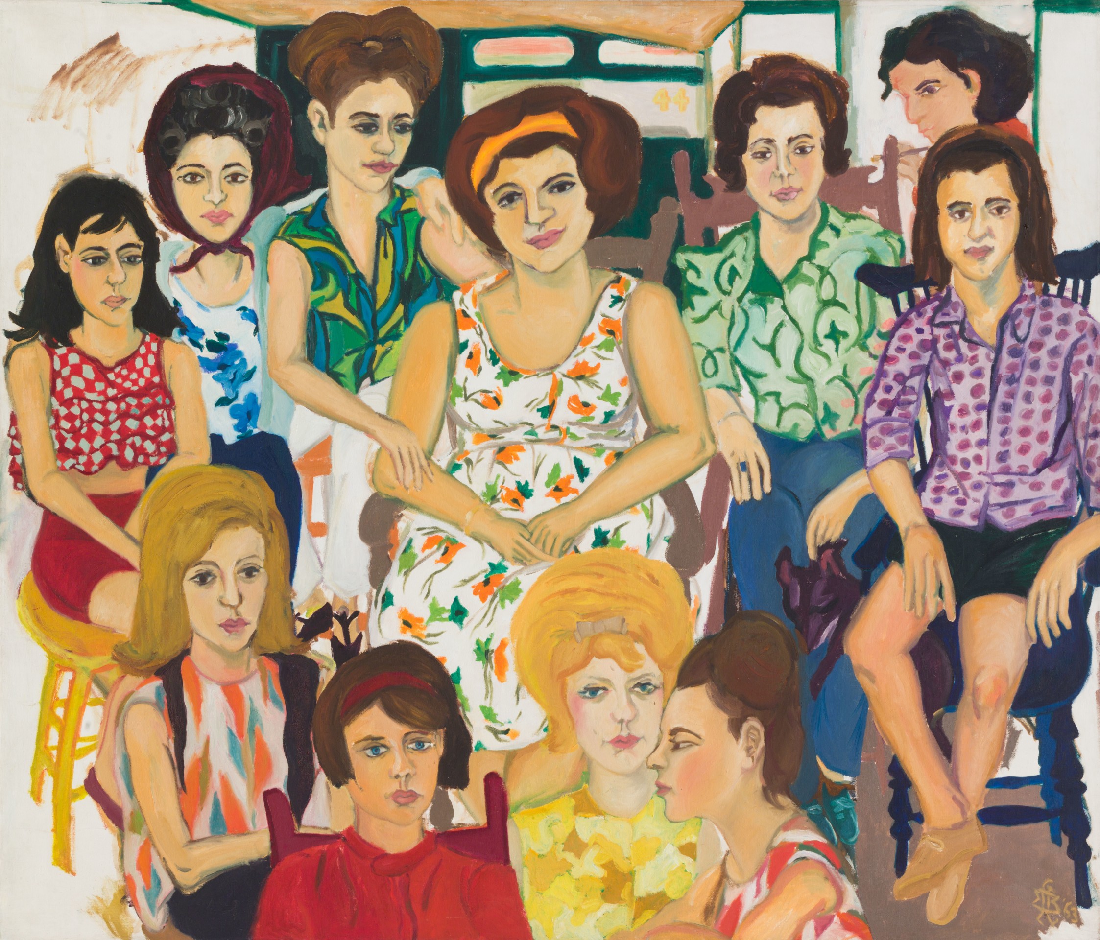 Mimi Gross, Grand Street Girls, 1963