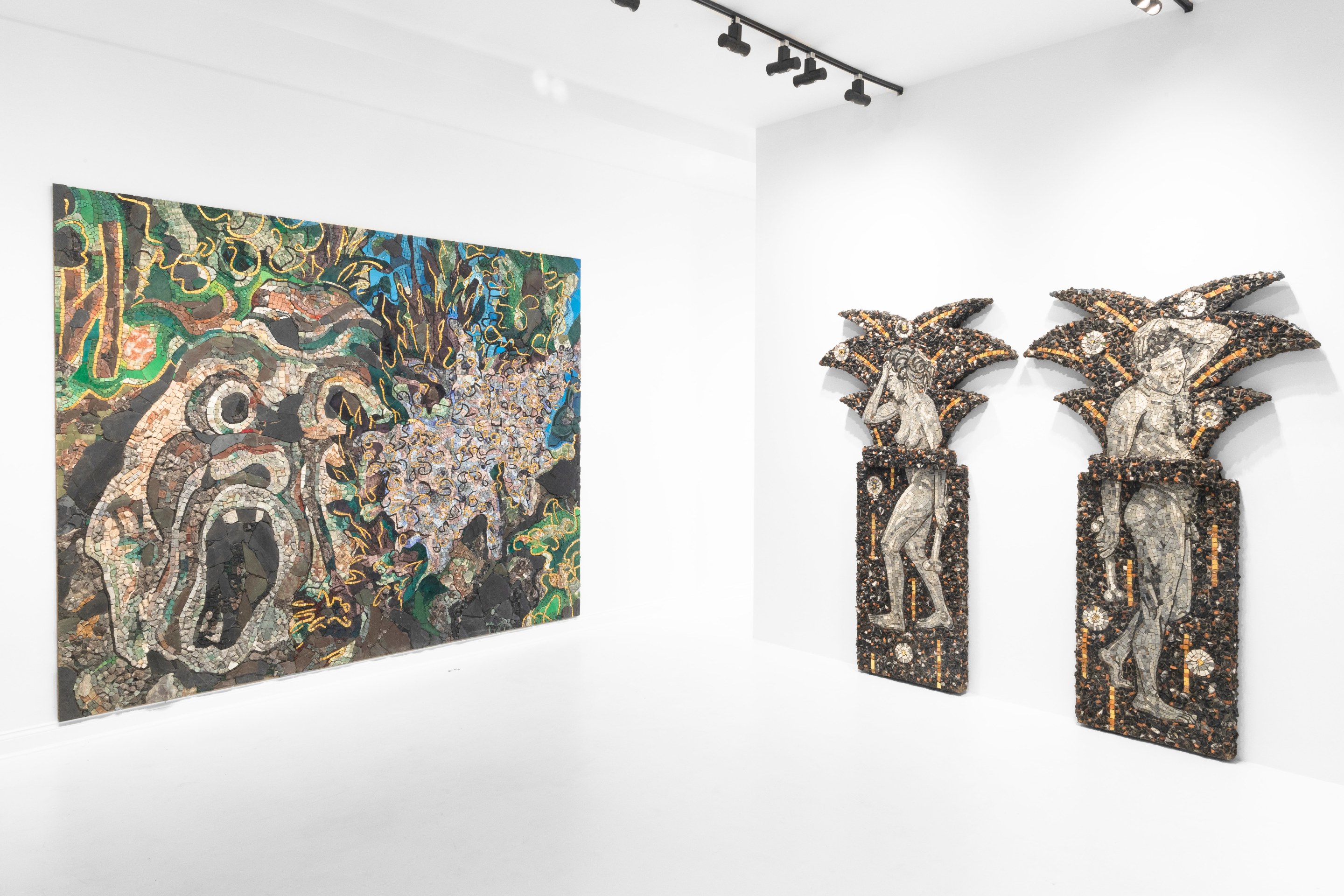 Origin Story: Michael Rosch, Recent Paintings & Ned Smyth, Ceramics and Mosaics 1977–86