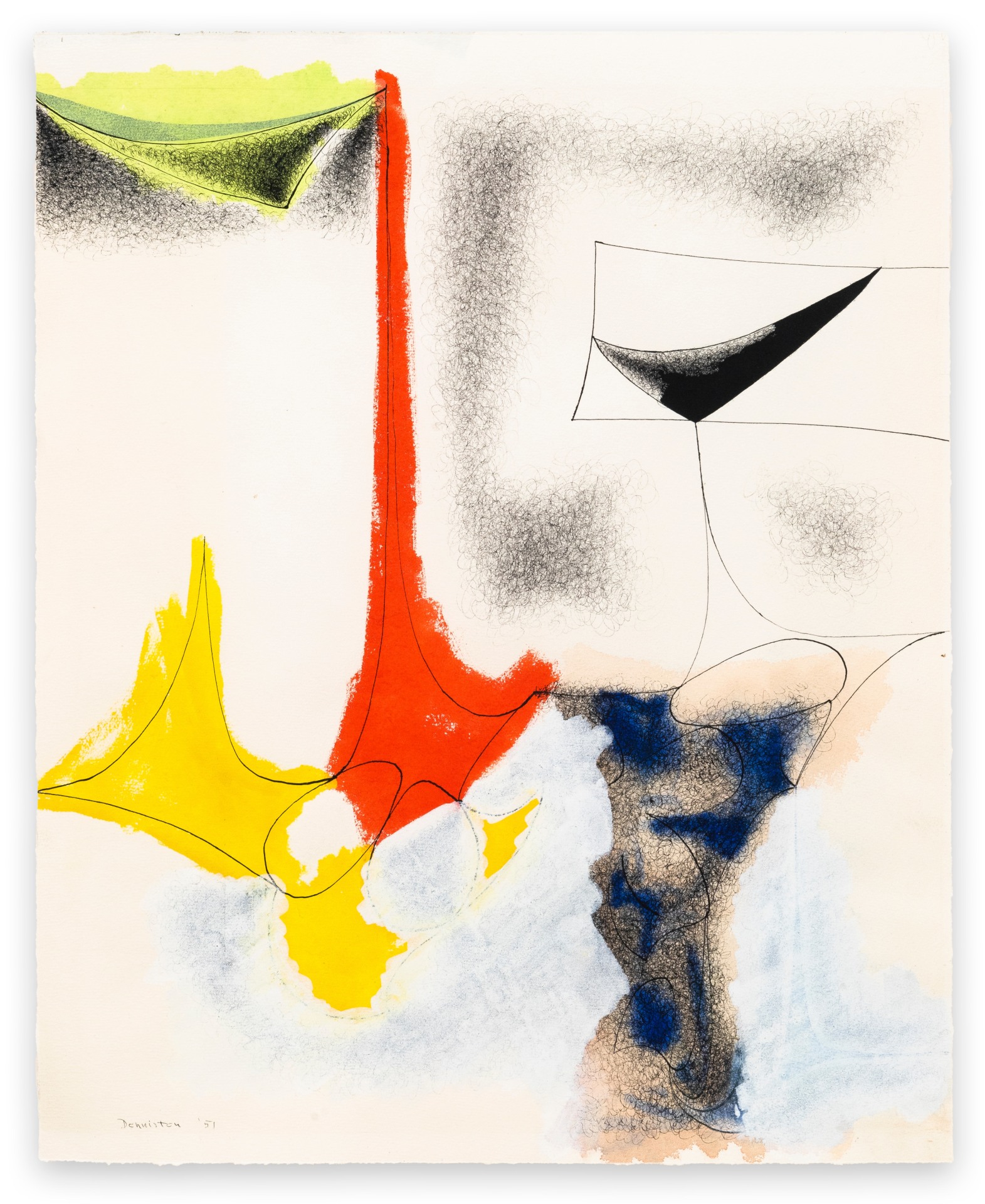 Douglas Denniston, Abstraction No. 9, 1951