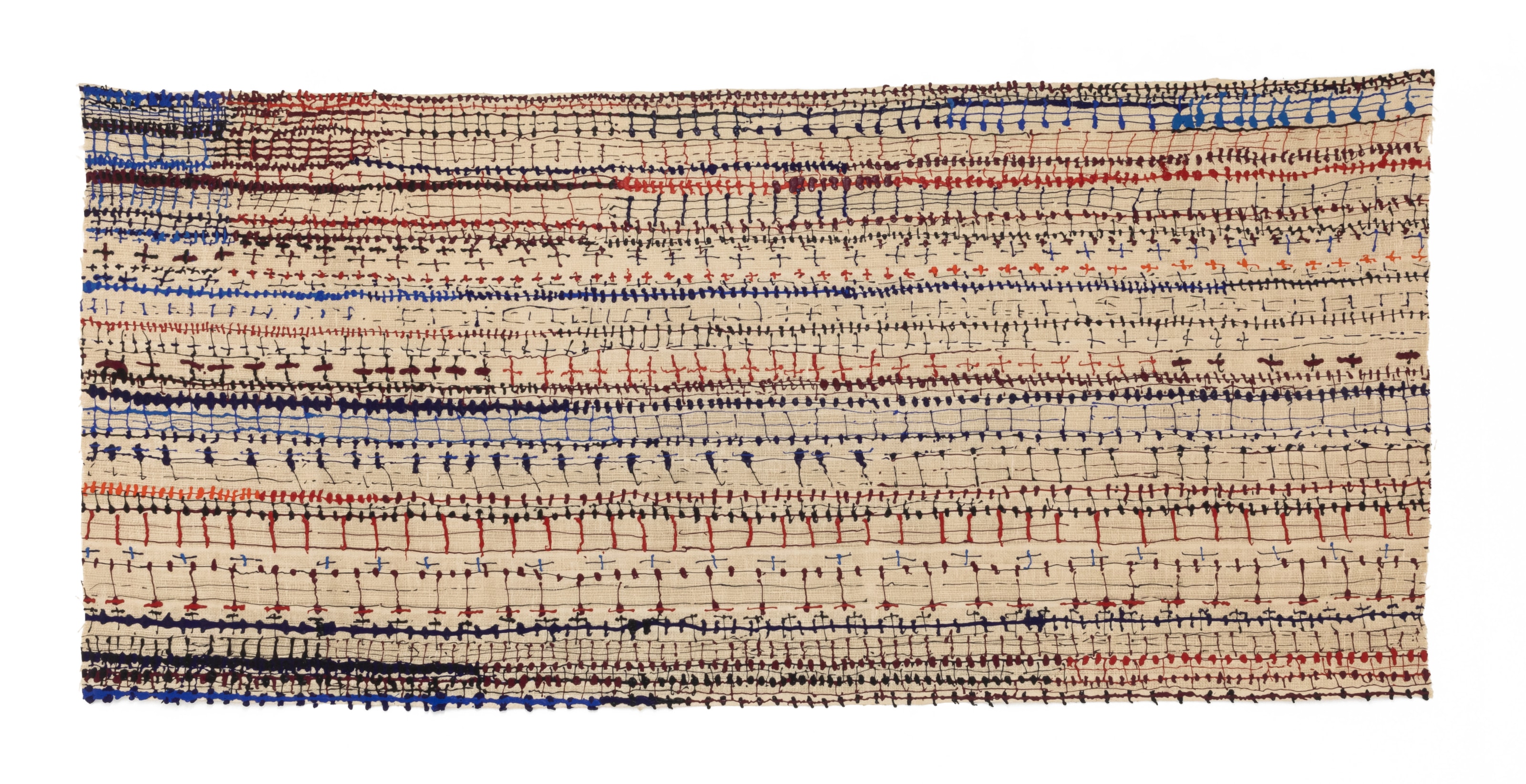 Nina Yankowitz, Dilated Grain Reading: Scanning Reds and Blues, 1973