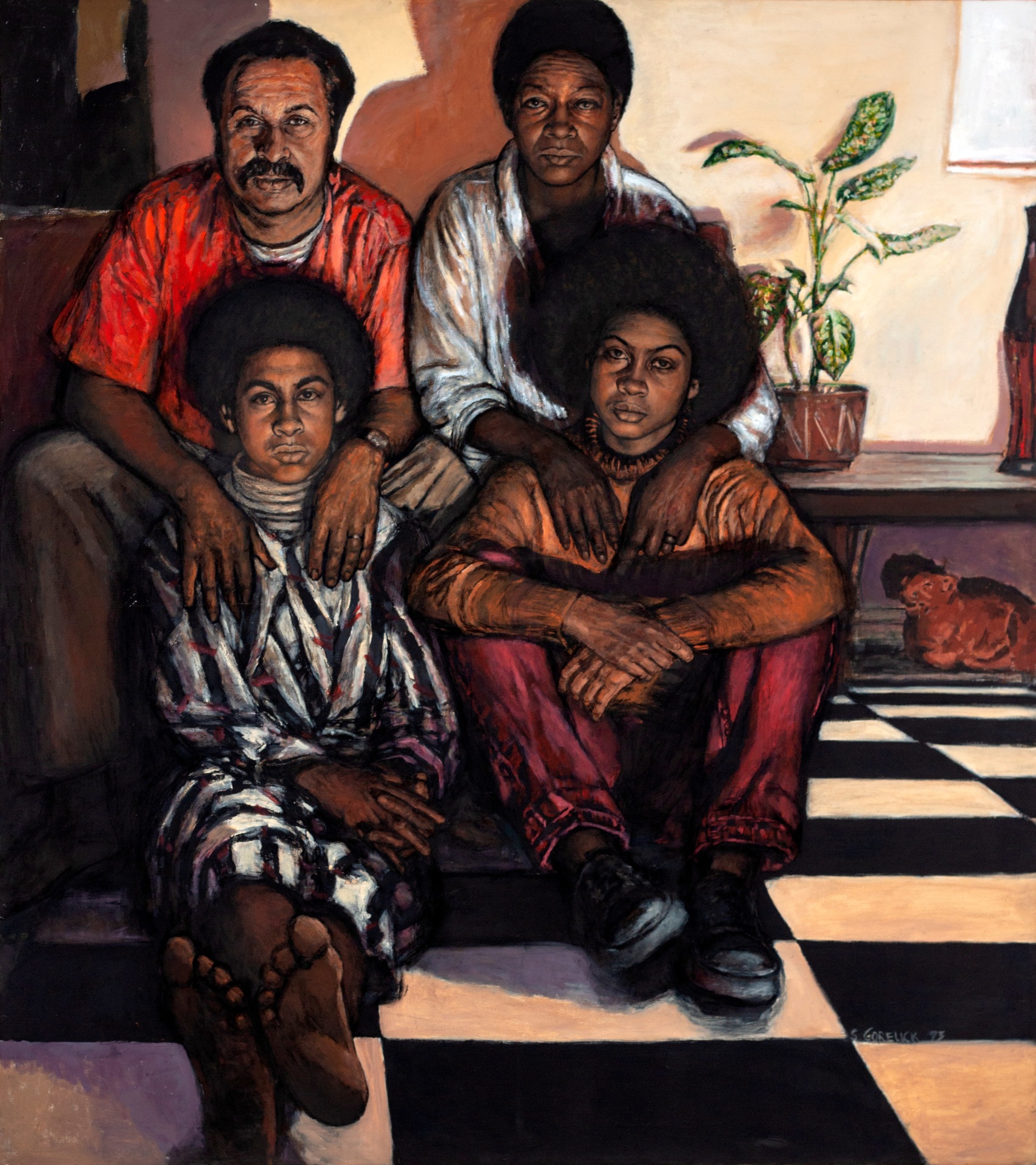 Shirley Gorelick, Family I, 1973
