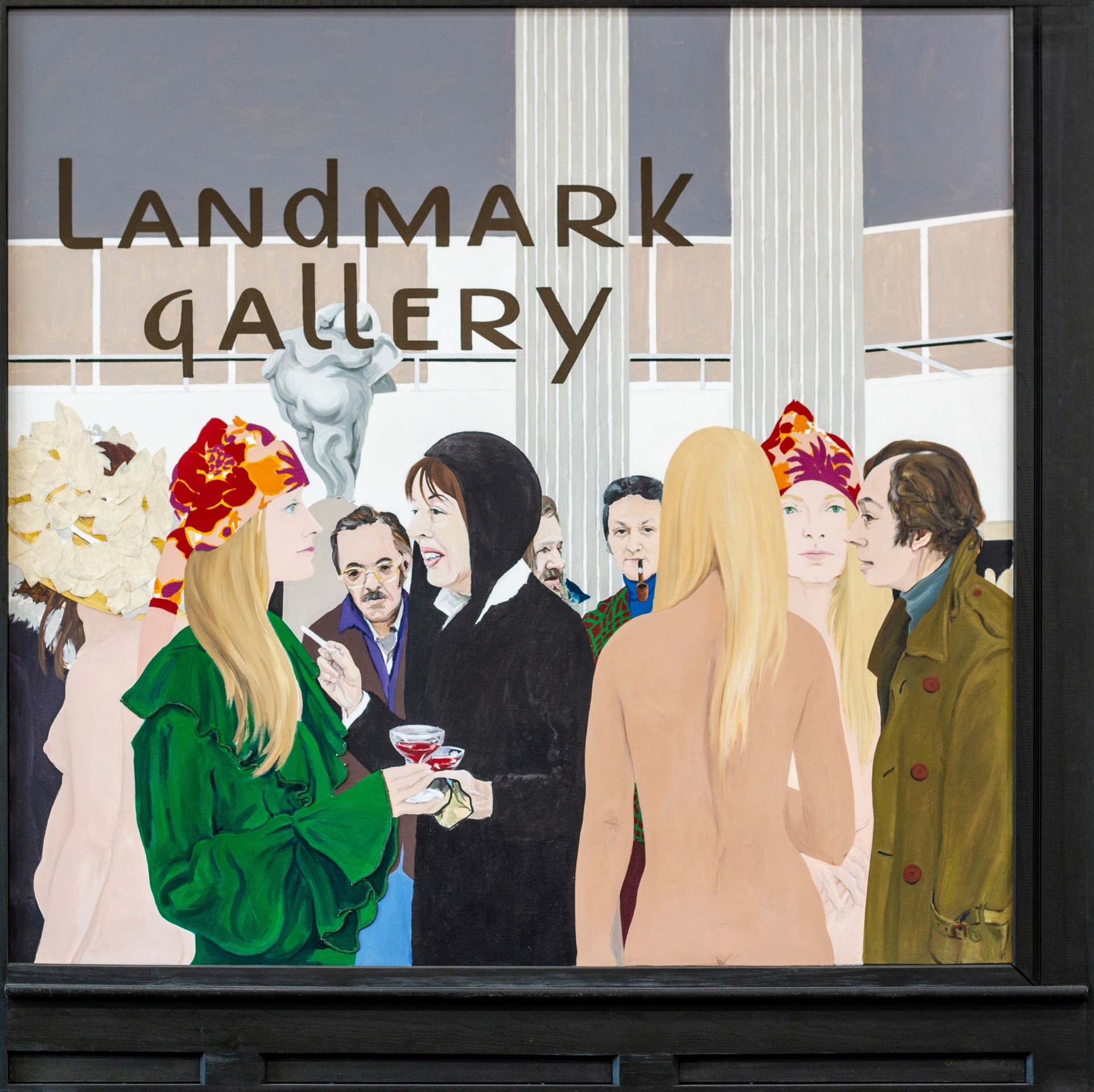 Charles&nbsp;DuBack, Landmark Gallery Through The Window, 1973