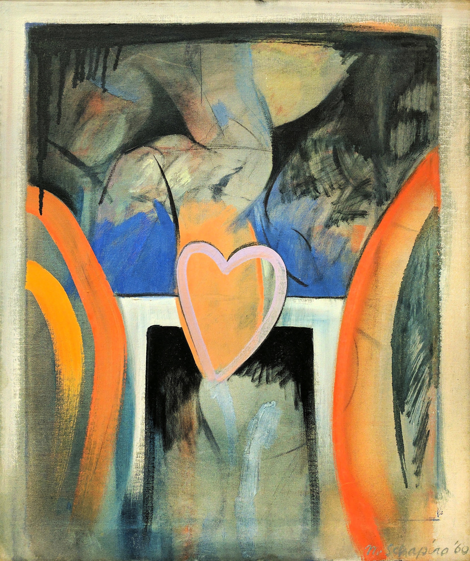 Miriam Schapiro, Tryst #3, 1960