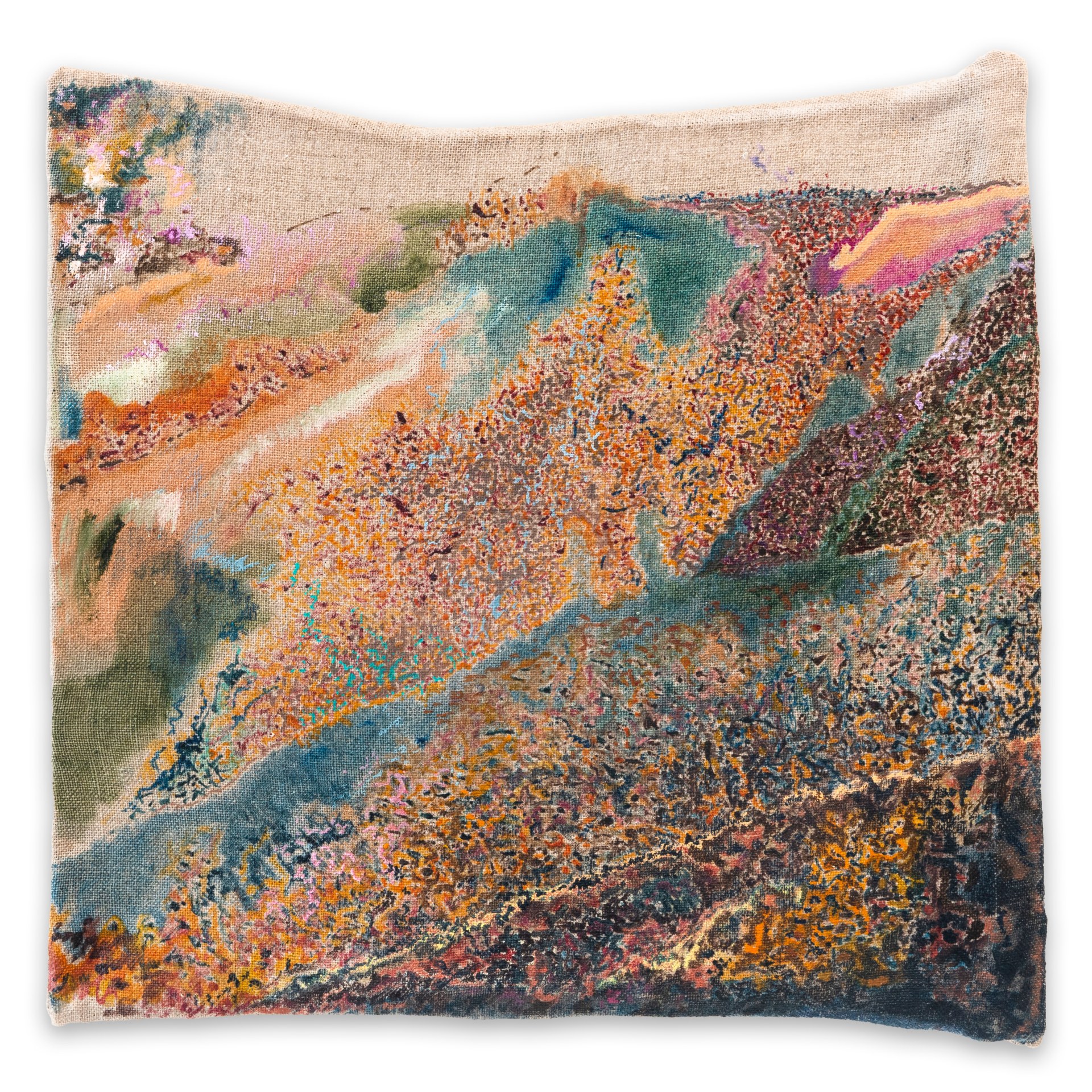 Javier Arce, Sobre lo cercano (burnt brown), 2021