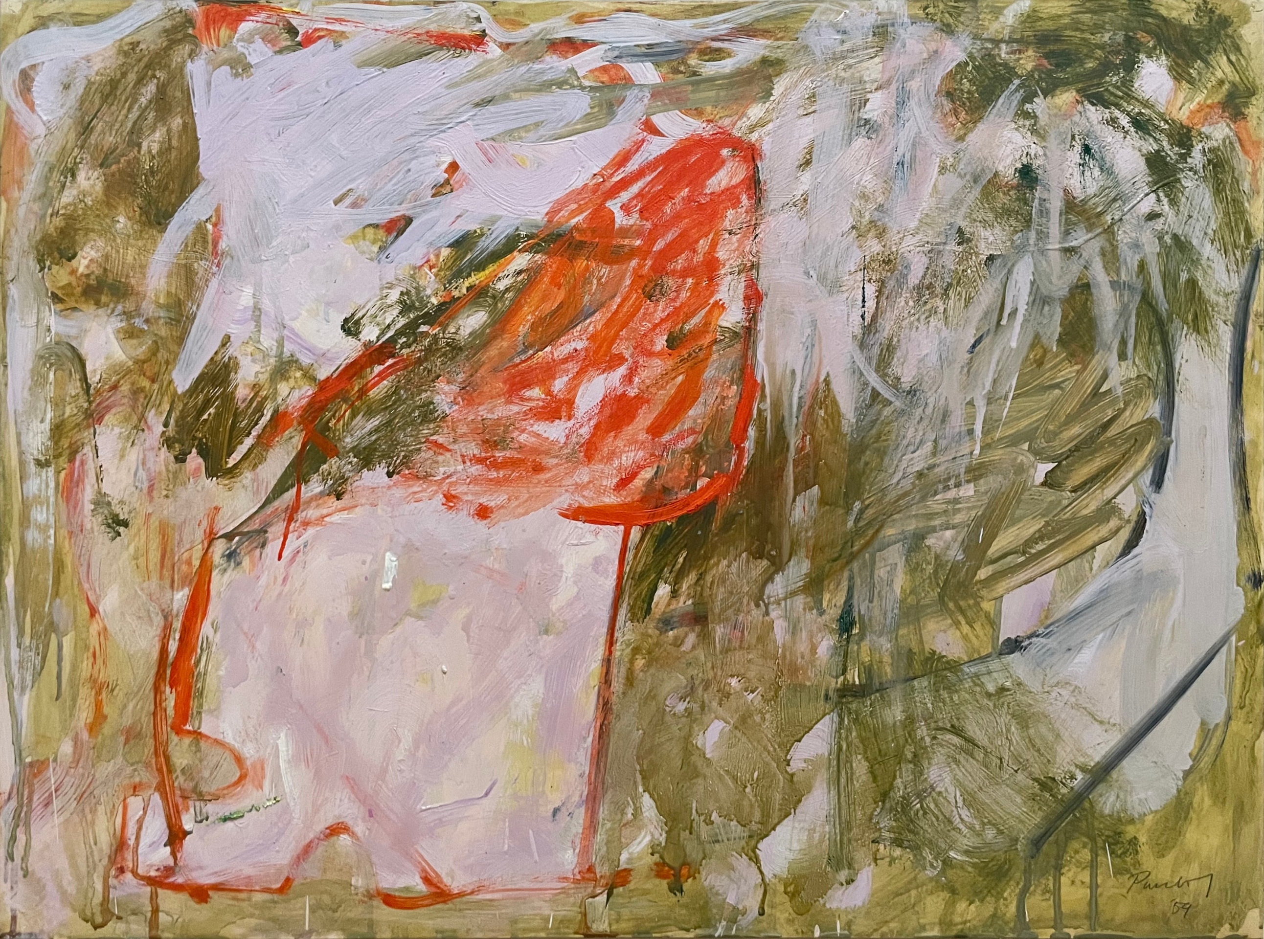 Pat Passlof, Untitled, 1959