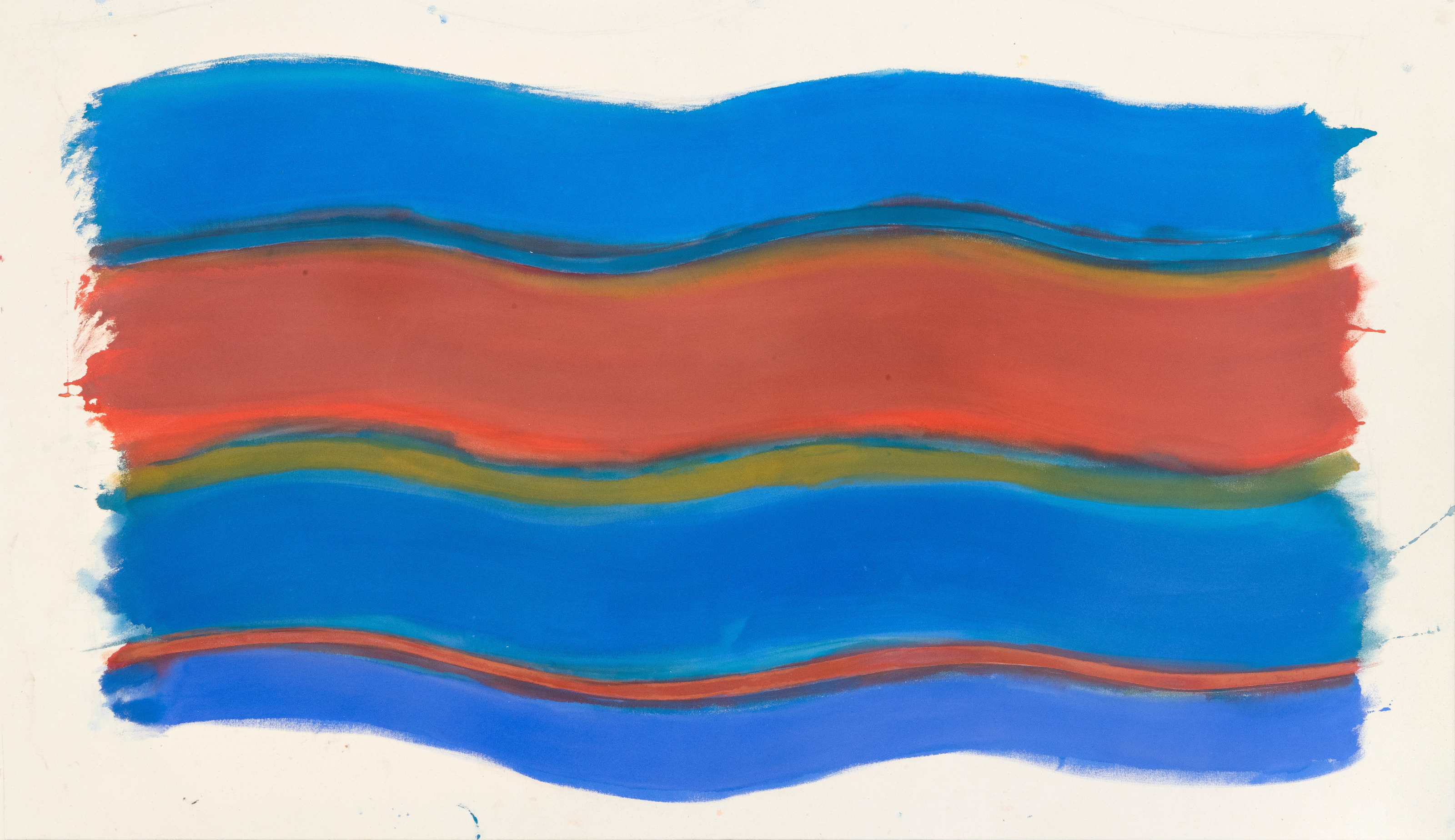 Pat Lipsky, Blue Dance, 2023