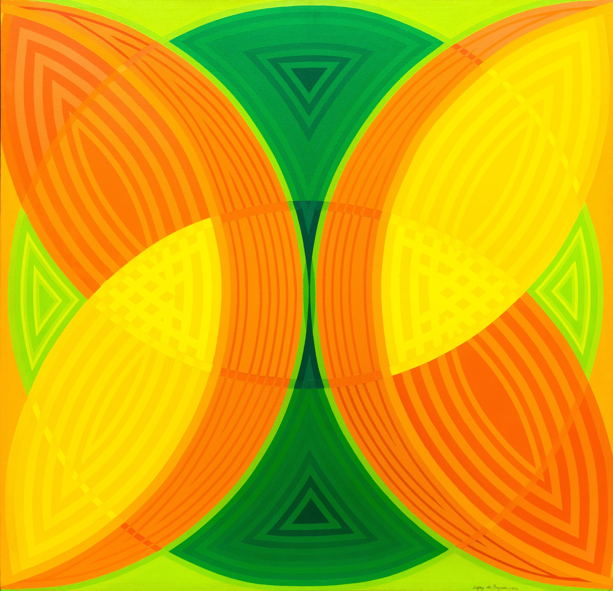 Evelyn L&oacute;pez de Guzm&aacute;n, Citrus Burst, 1974