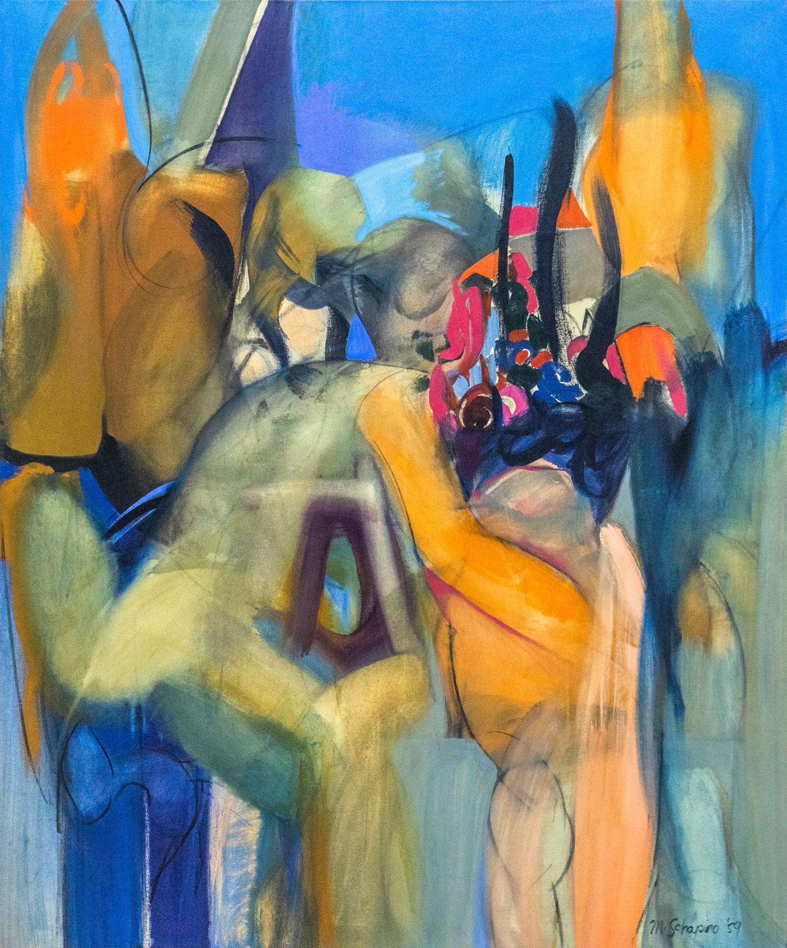 Miriam Schapiro, Mother &amp;amp; Child, 1959