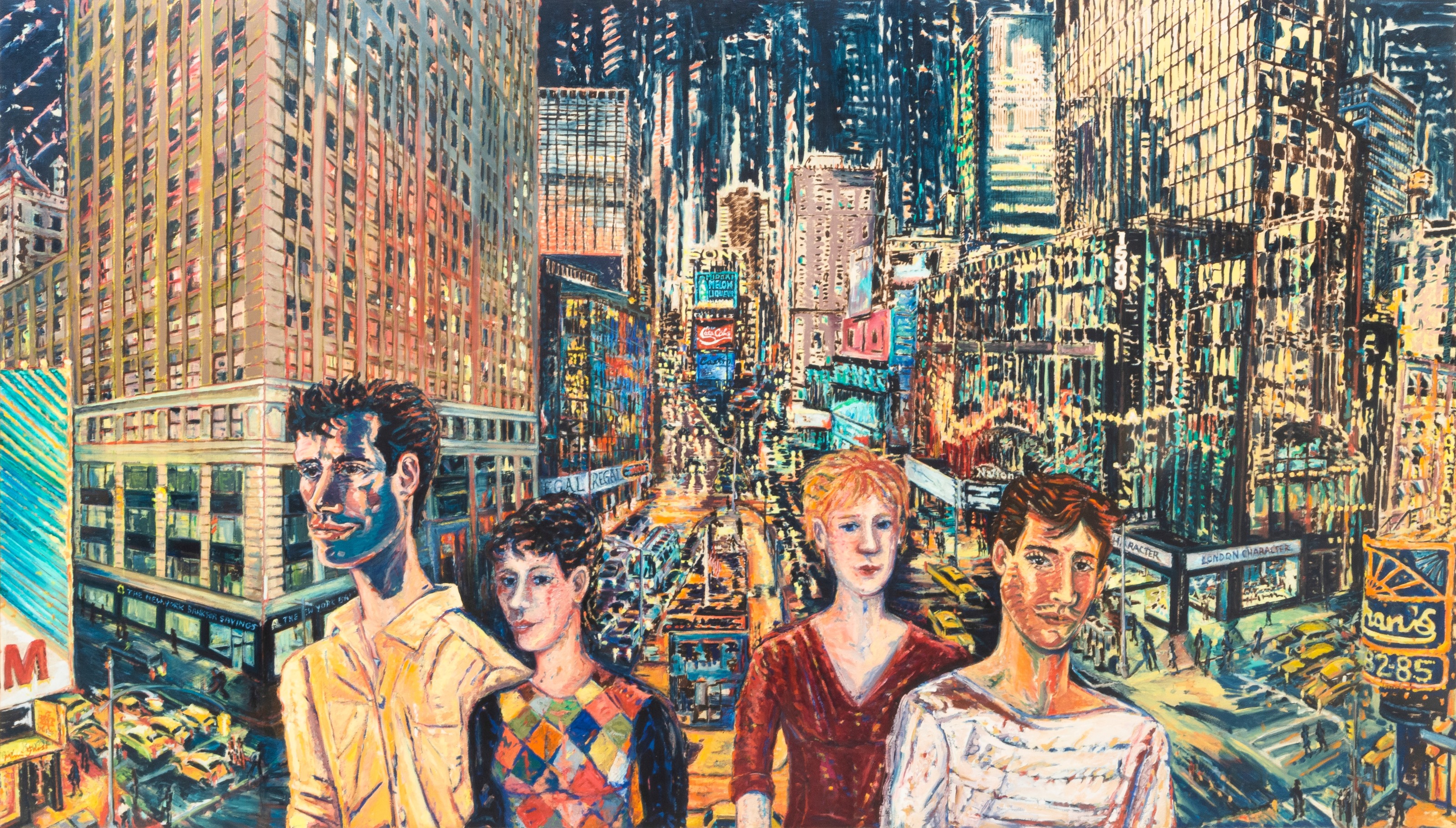 Mimi Gross, So Long, Times Square, 1982–83