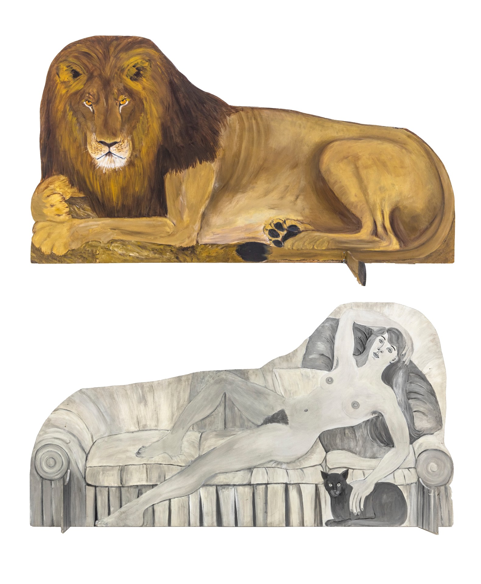 Martha Edelheit, The Lion and the Odalisque, 1982&ndash;84