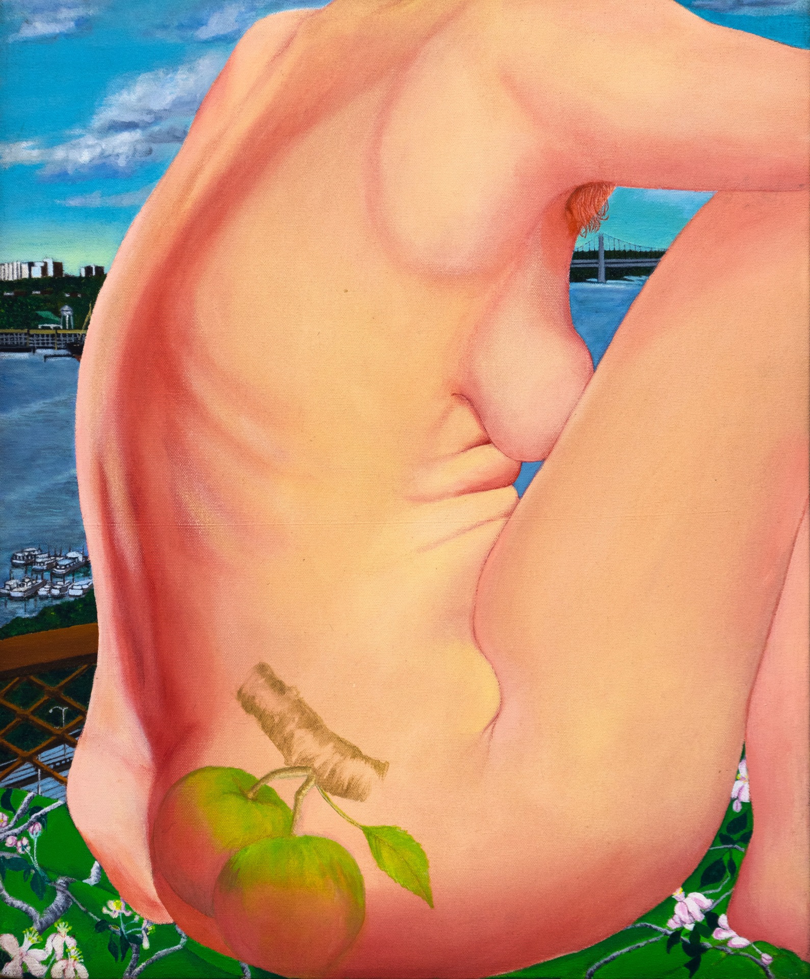 Martha Edelheit, View of George Washington Bridge, 1975