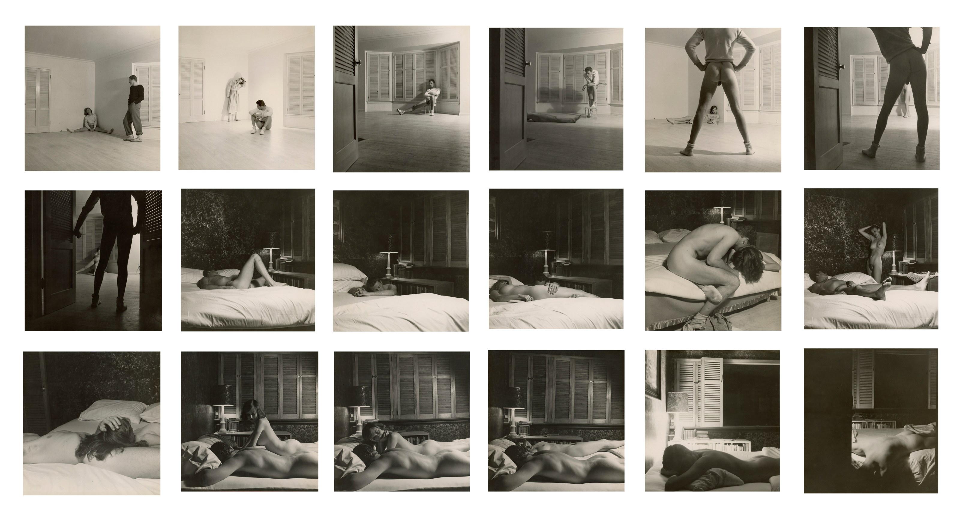 George Platt Lynes (American, 1907 - 1955), The Lovers - Laurie Douglas and William Harbach 1947