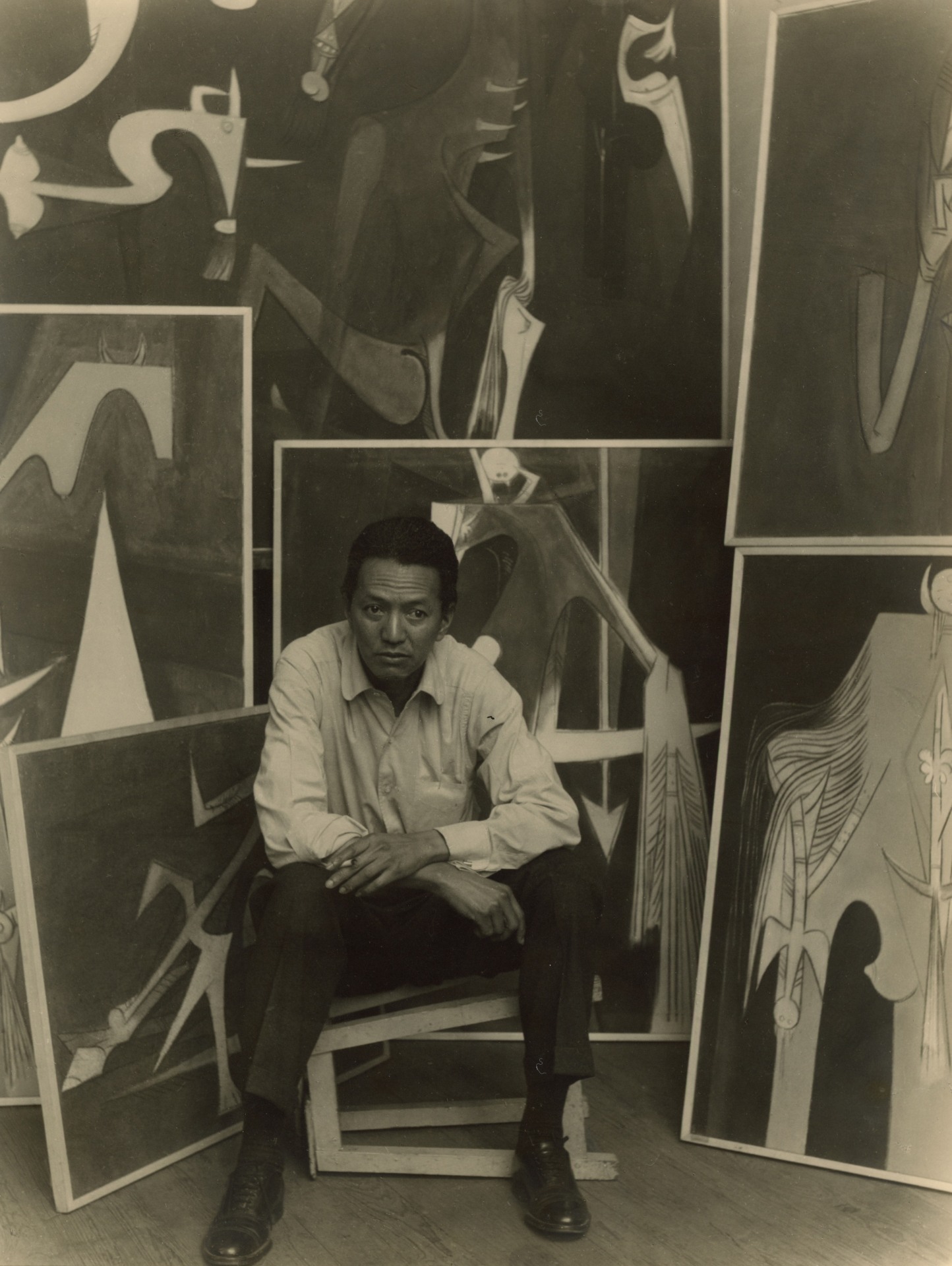 Denise Colomb (French, 1902&ndash;2004), Wilfredo Lam, 1954