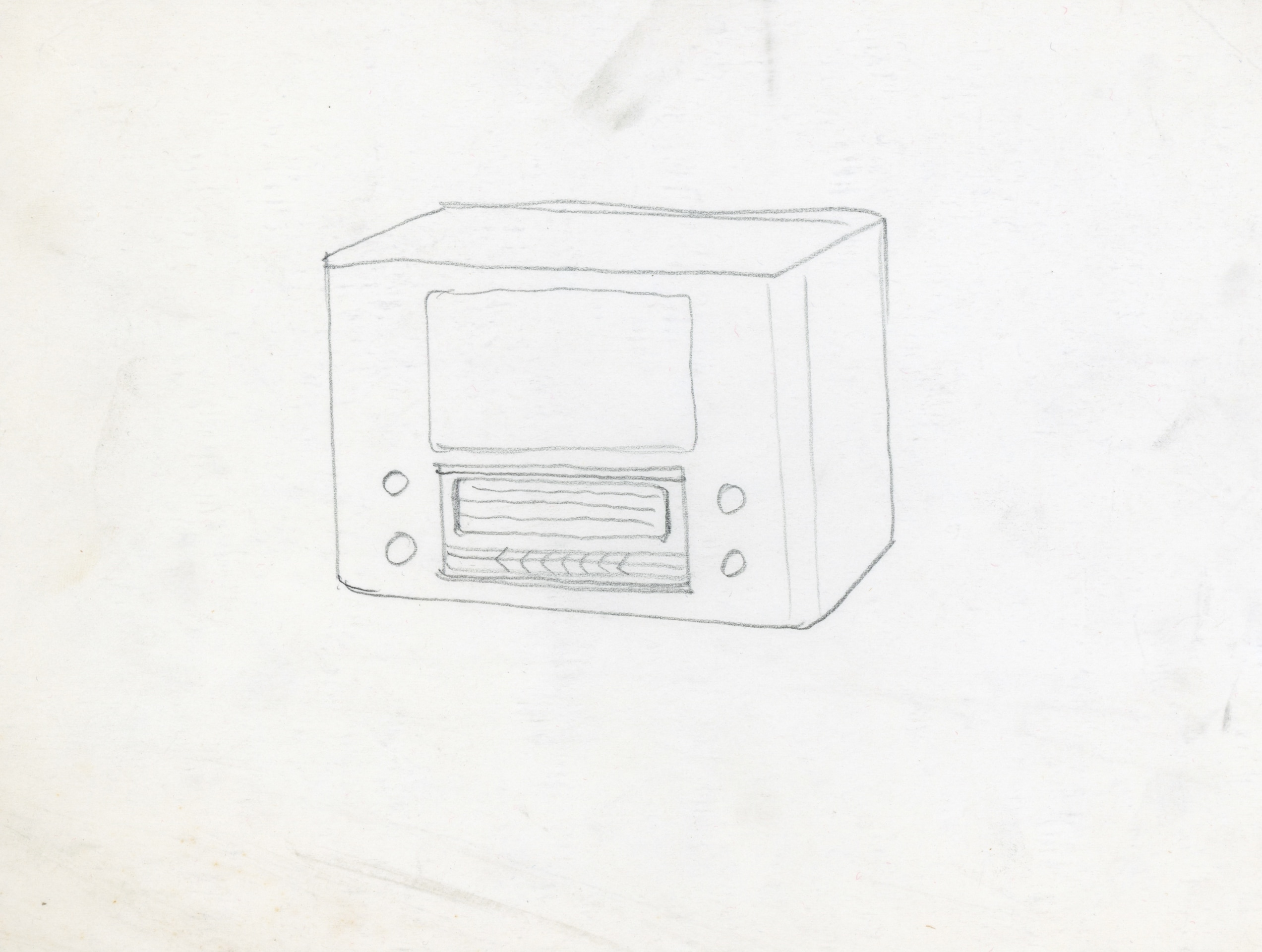 JOHN VASSOS INDUSTRIAL DESIGN SKETCHES OF ART DECO RADIOS & TELEVISIONS