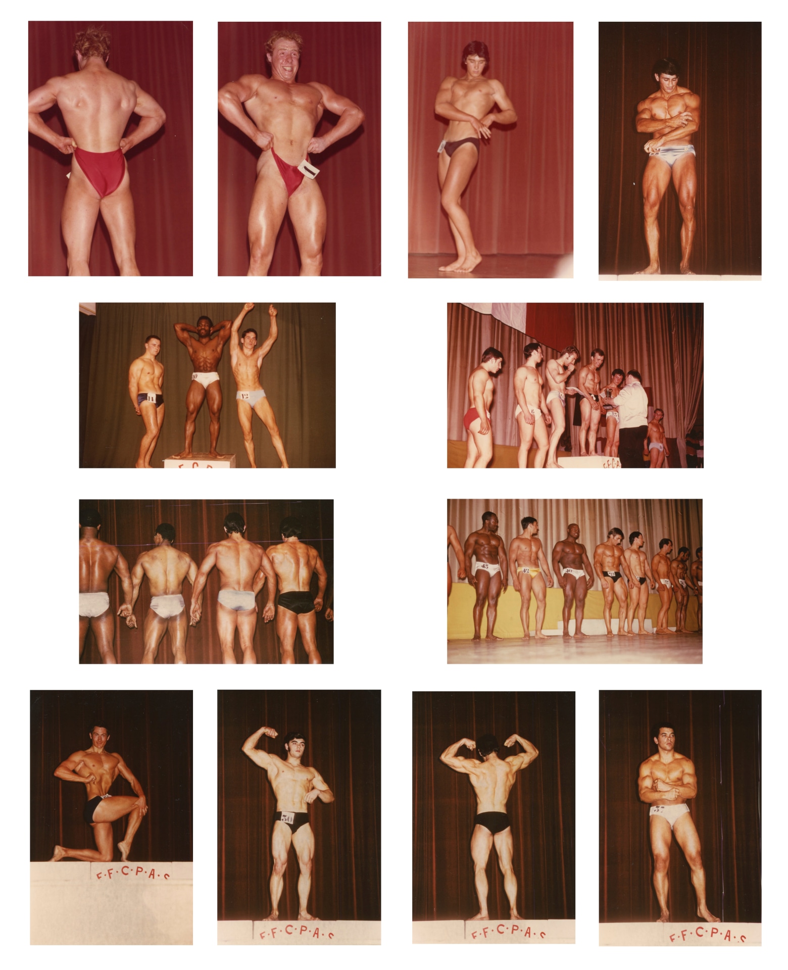 BODY BUILDER MONTAGE, C. 1970s