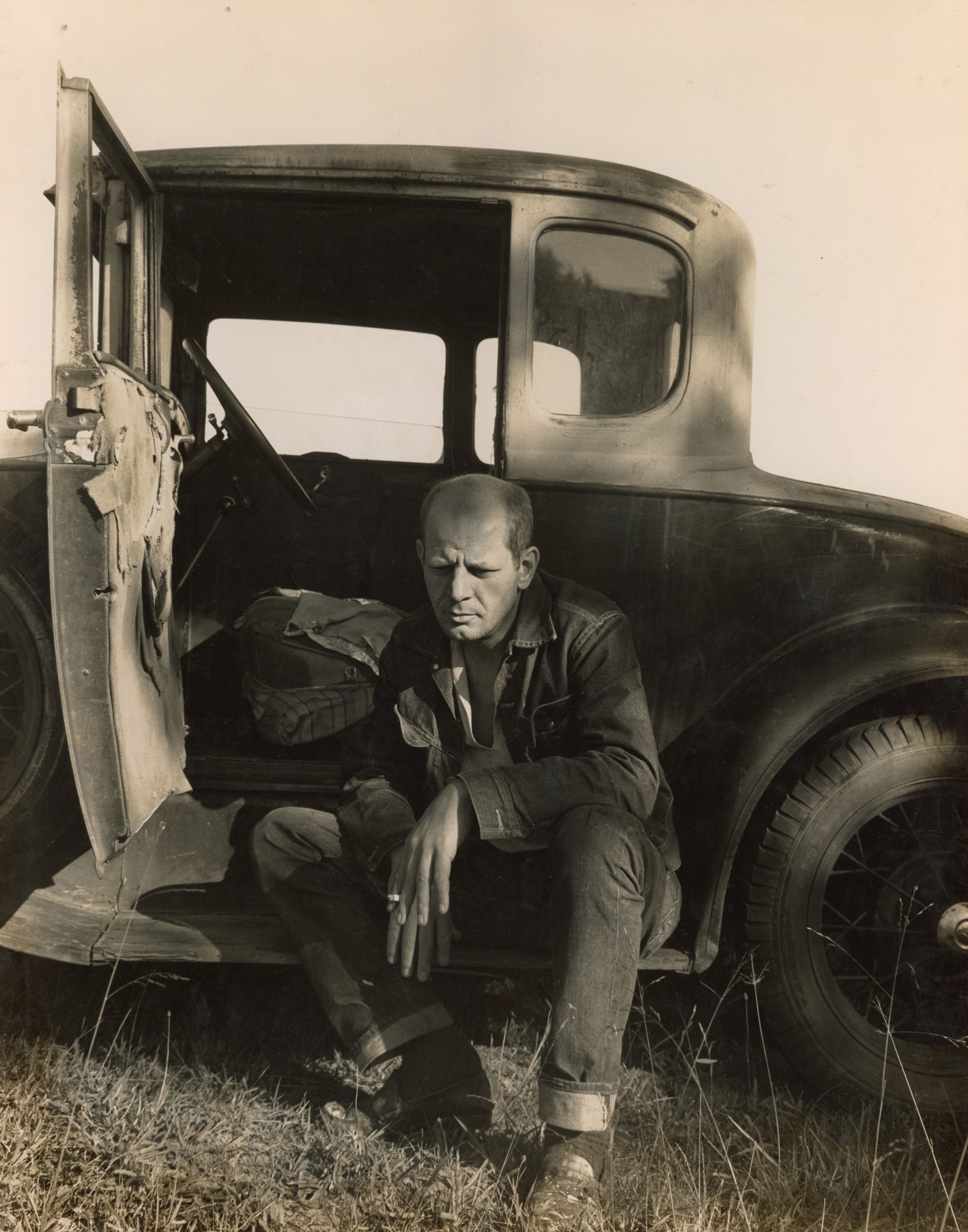 16. Hans Namuth (German, 1915 &ndash; 1990),&nbsp;Jackson Pollock, 1950, Vintage Gelatin Silver Print, 19.5&rdquo; x 15.5&rdquo;
