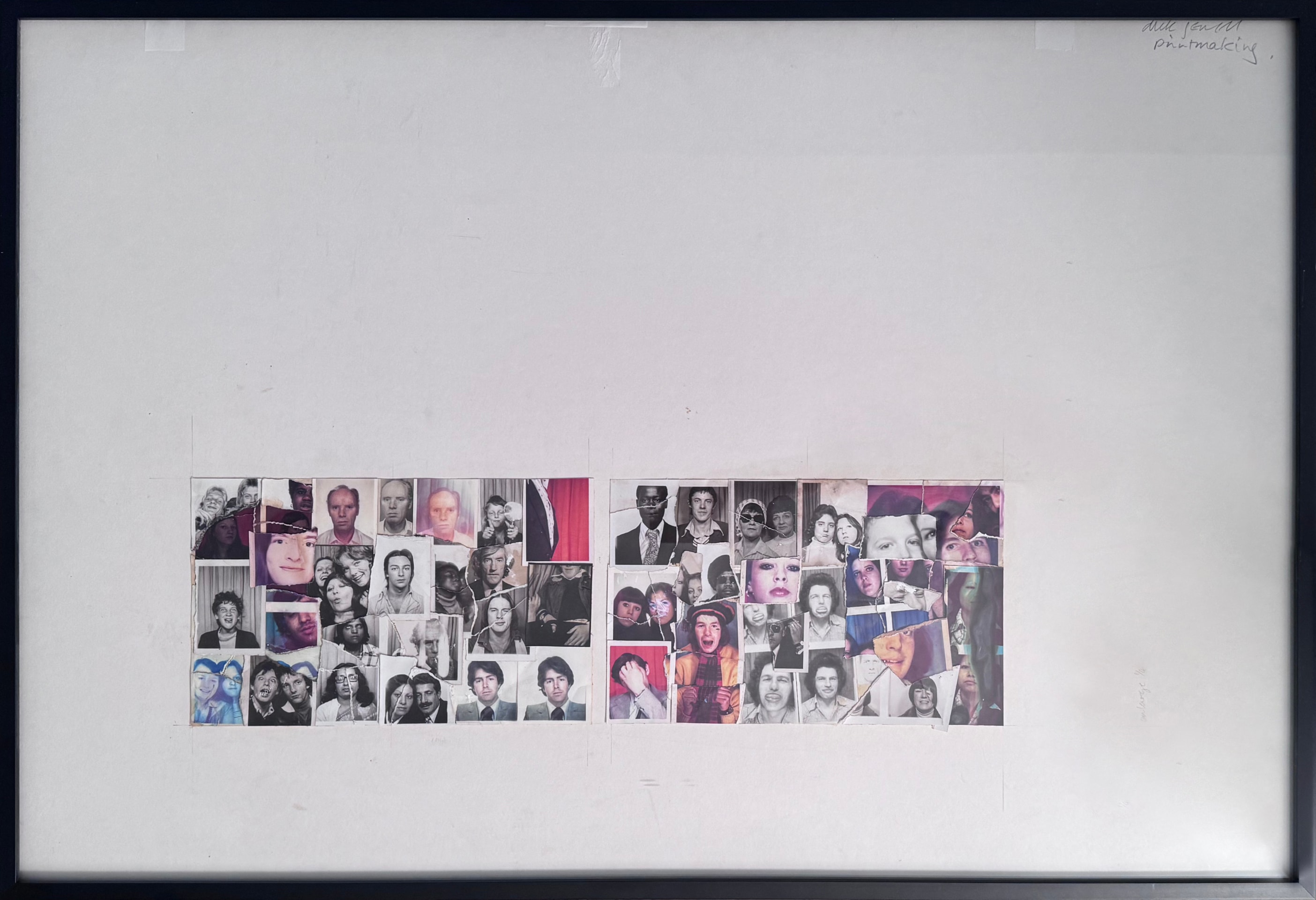 “FOUND PHOTOS” ORIGINAL COVER ART MONTAGE BY DICK JEWELL 1979