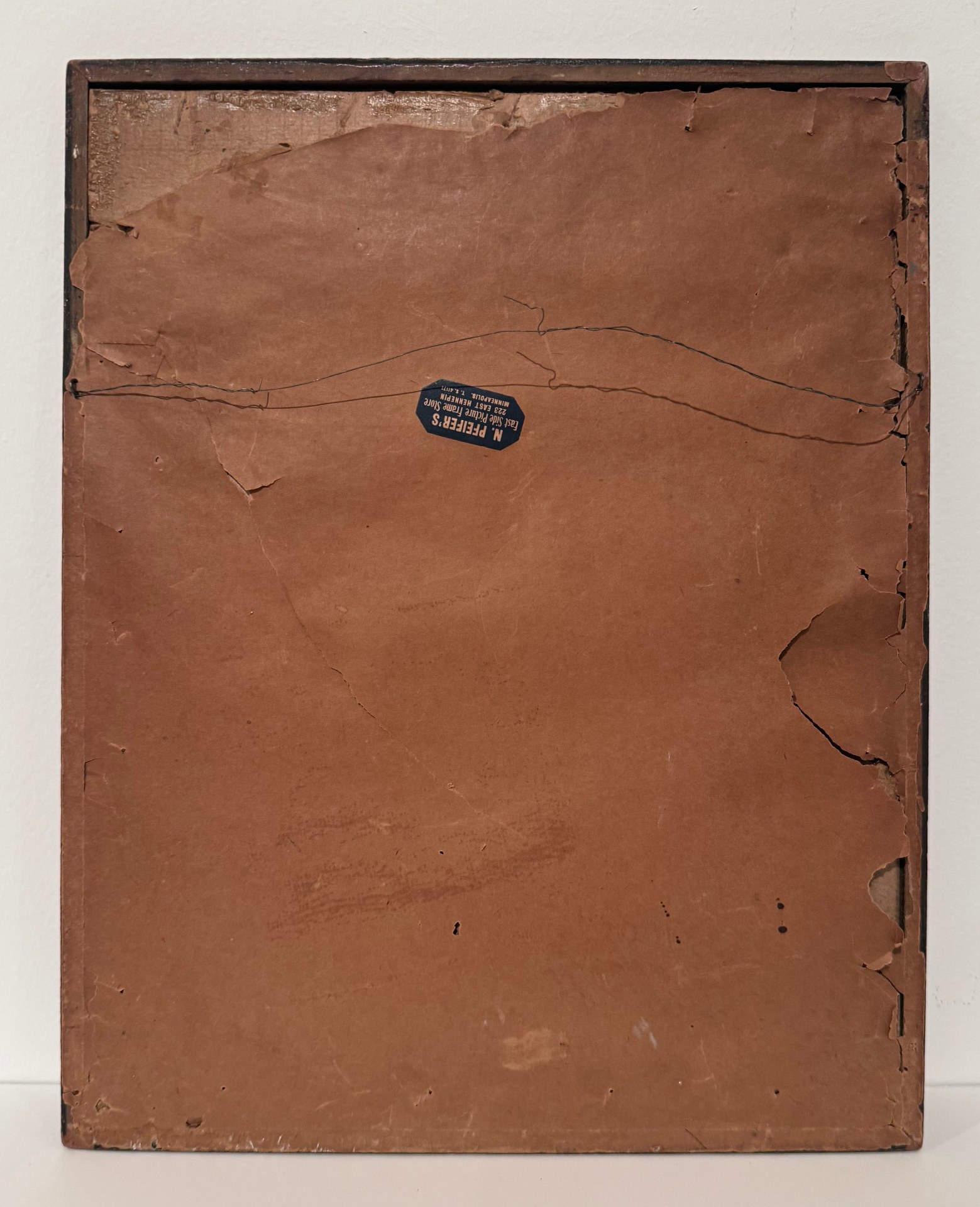 MOUNTED SILVER GELATIN PRINT IN THE SHAPE OF &ldquo;?&rdquo; WITH 14 PORTRAITS OF YOUNG WOMEN LIKELY A CLASS FROM A GIRLS SCHOOL