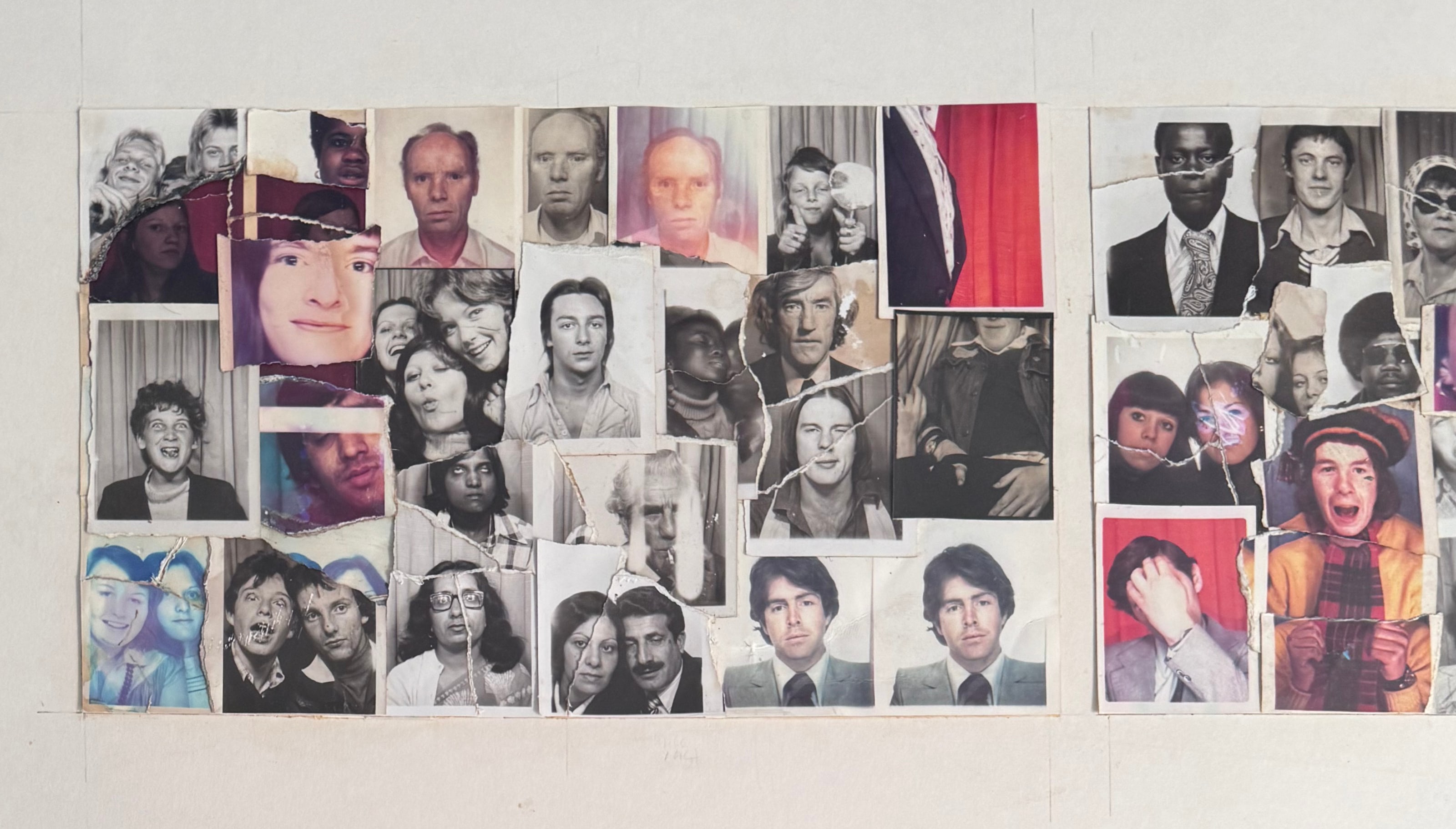 “FOUND PHOTOS” ORIGINAL COVER ART MONTAGE BY DICK JEWELL 1979