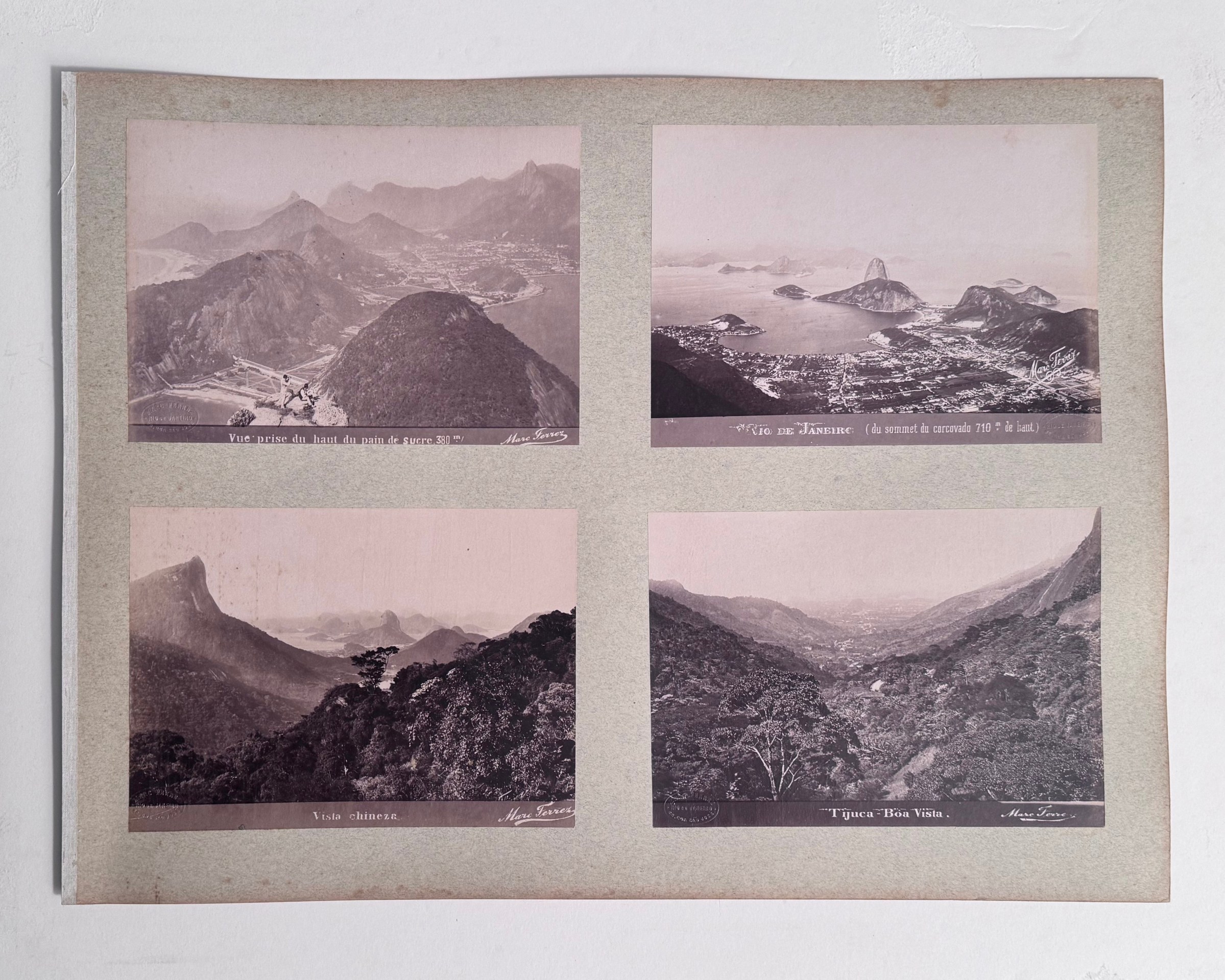 MARC FERREZ ALBUMEN PHOTOGRAPHS OF BRAZIL, SOUTH AMERICA