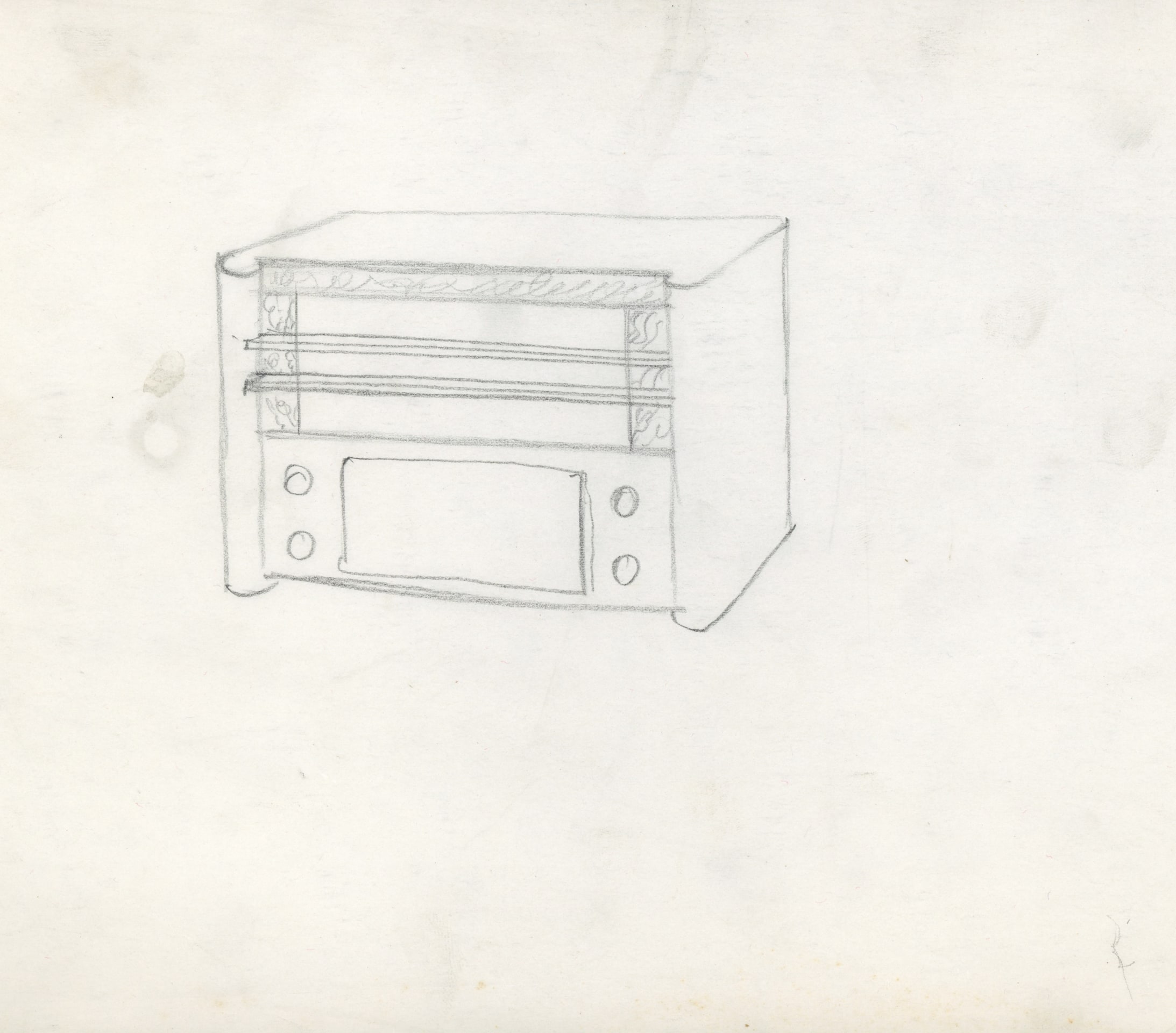 JOHN VASSOS INDUSTRIAL DESIGN SKETCHES OF ART DECO RADIOS & TELEVISIONS