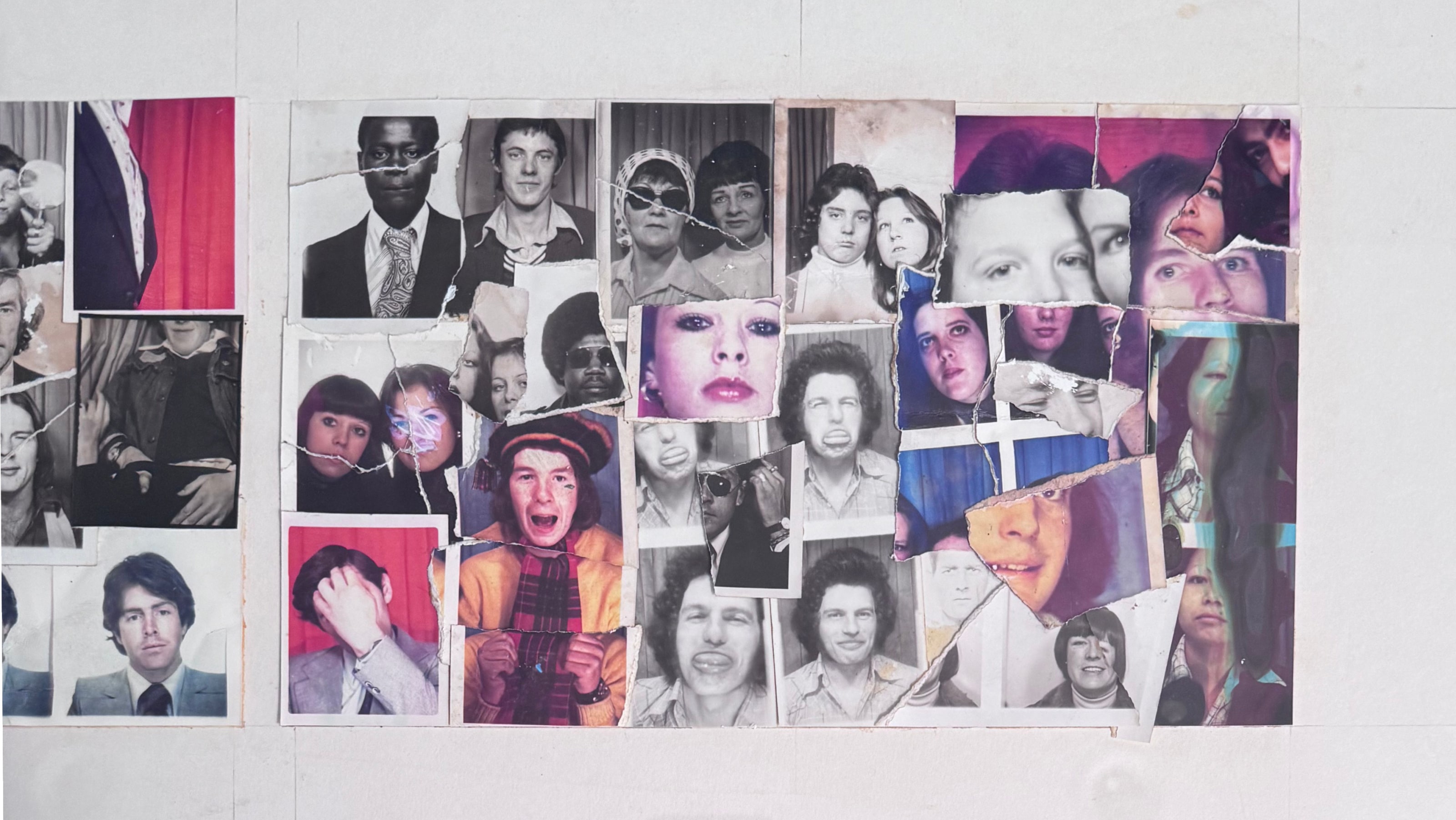 “FOUND PHOTOS” ORIGINAL COVER ART MONTAGE BY DICK JEWELL 1979