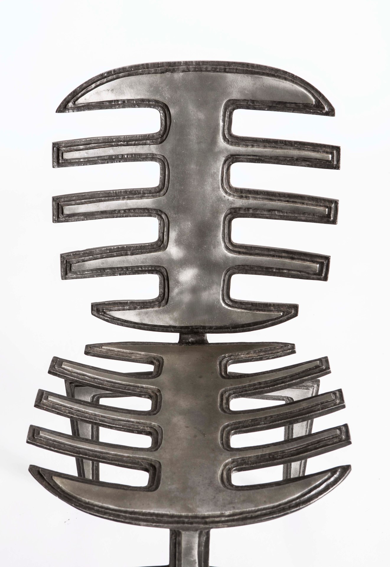 Terence Main's Frond chair 7 detail view of seat from above