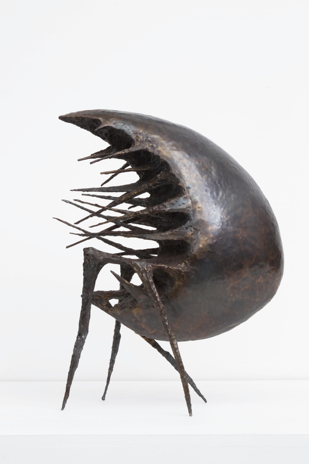 Michel Anasse's &quot;Relation Humaine&quot; Sculpture side view