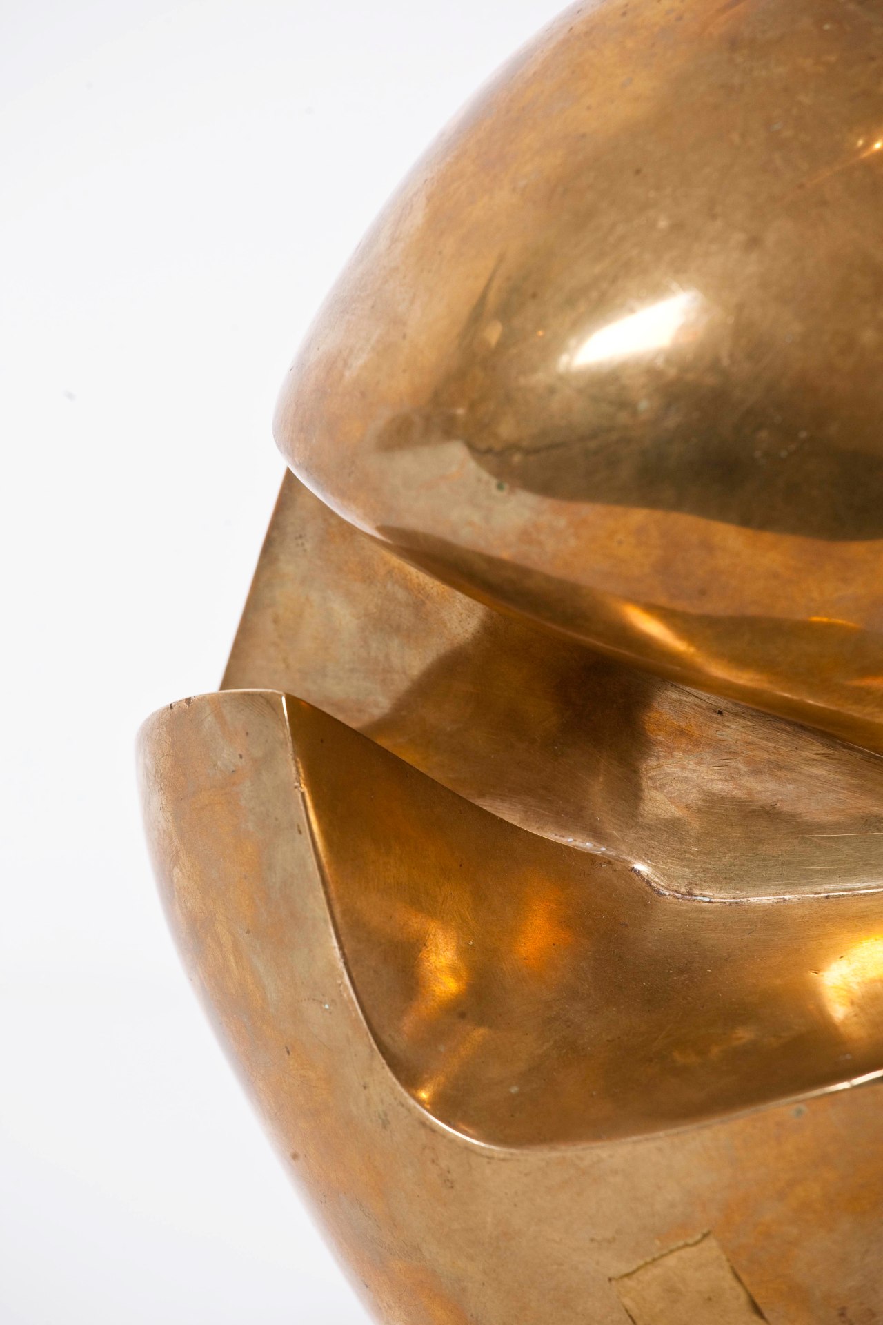 Andr&eacute; Bloc's sculpture detail of bronze