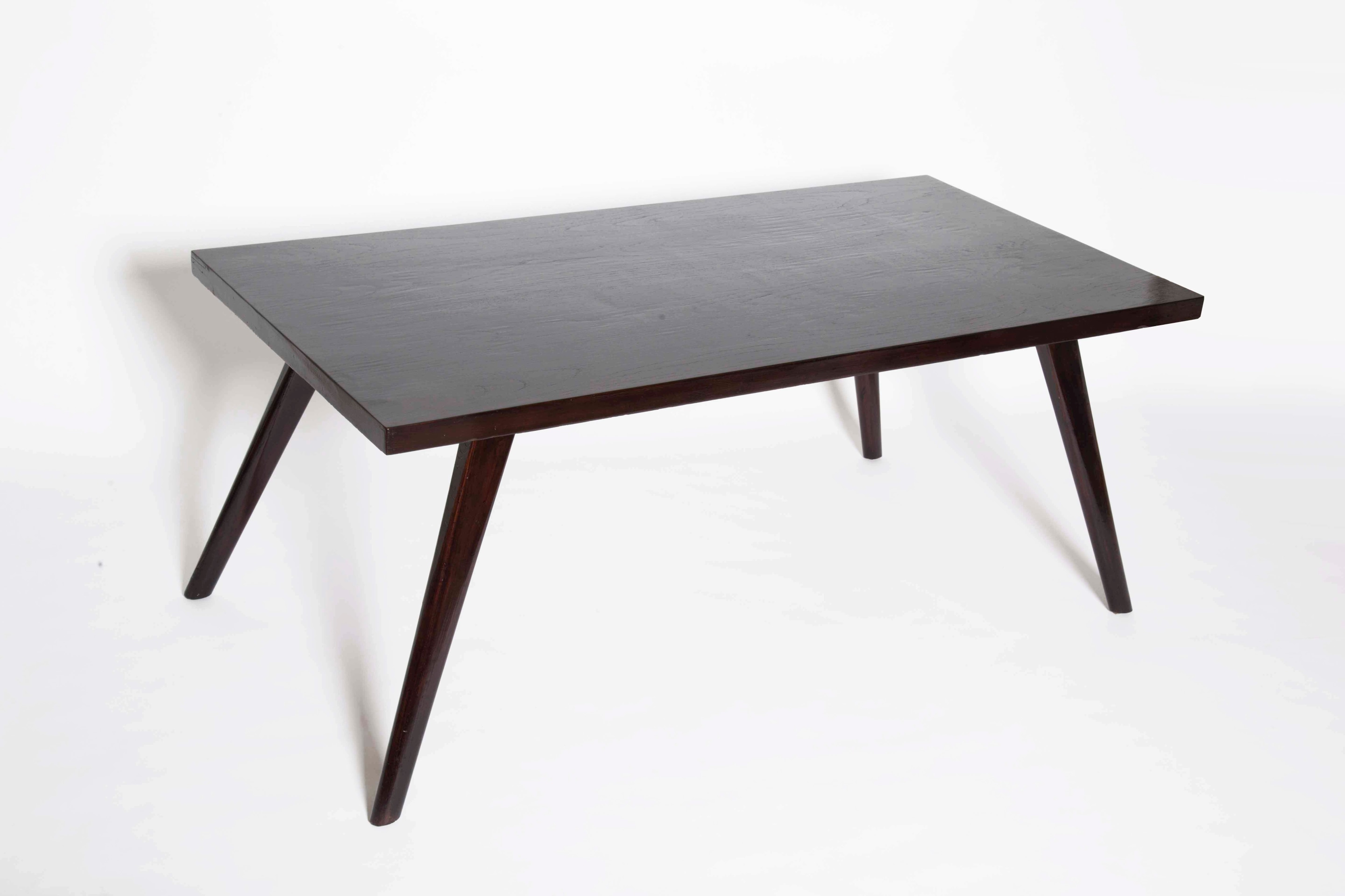 Pierre Jeanneret's dining table view of the top