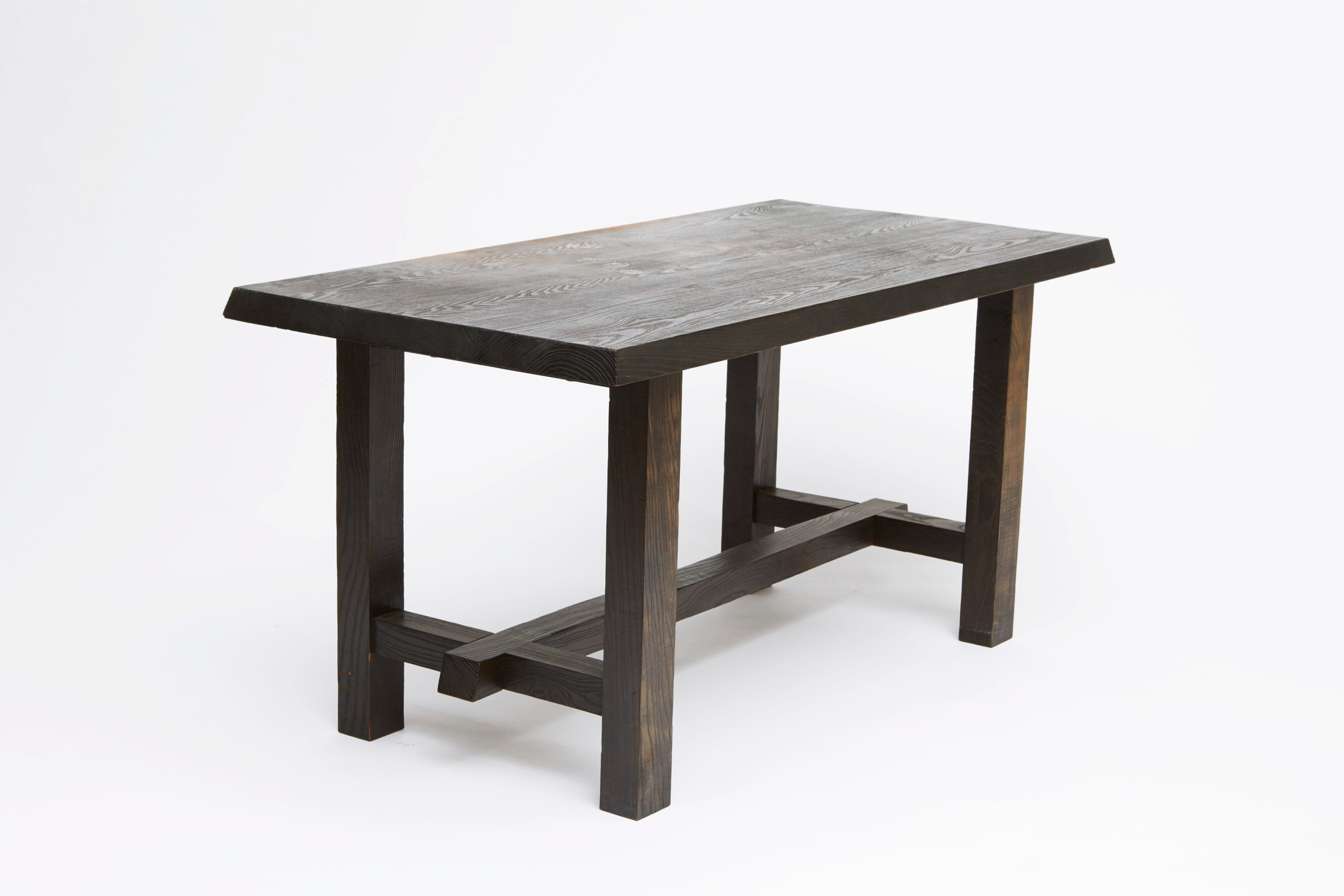 Charlotte Perriand's dining table, diagonal view from above