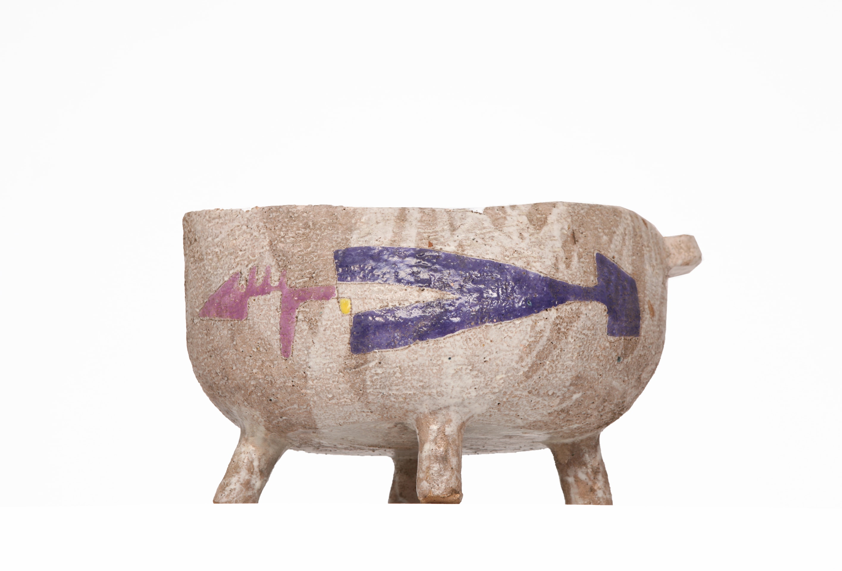 Juliette Derel's large ceramic bowl other side