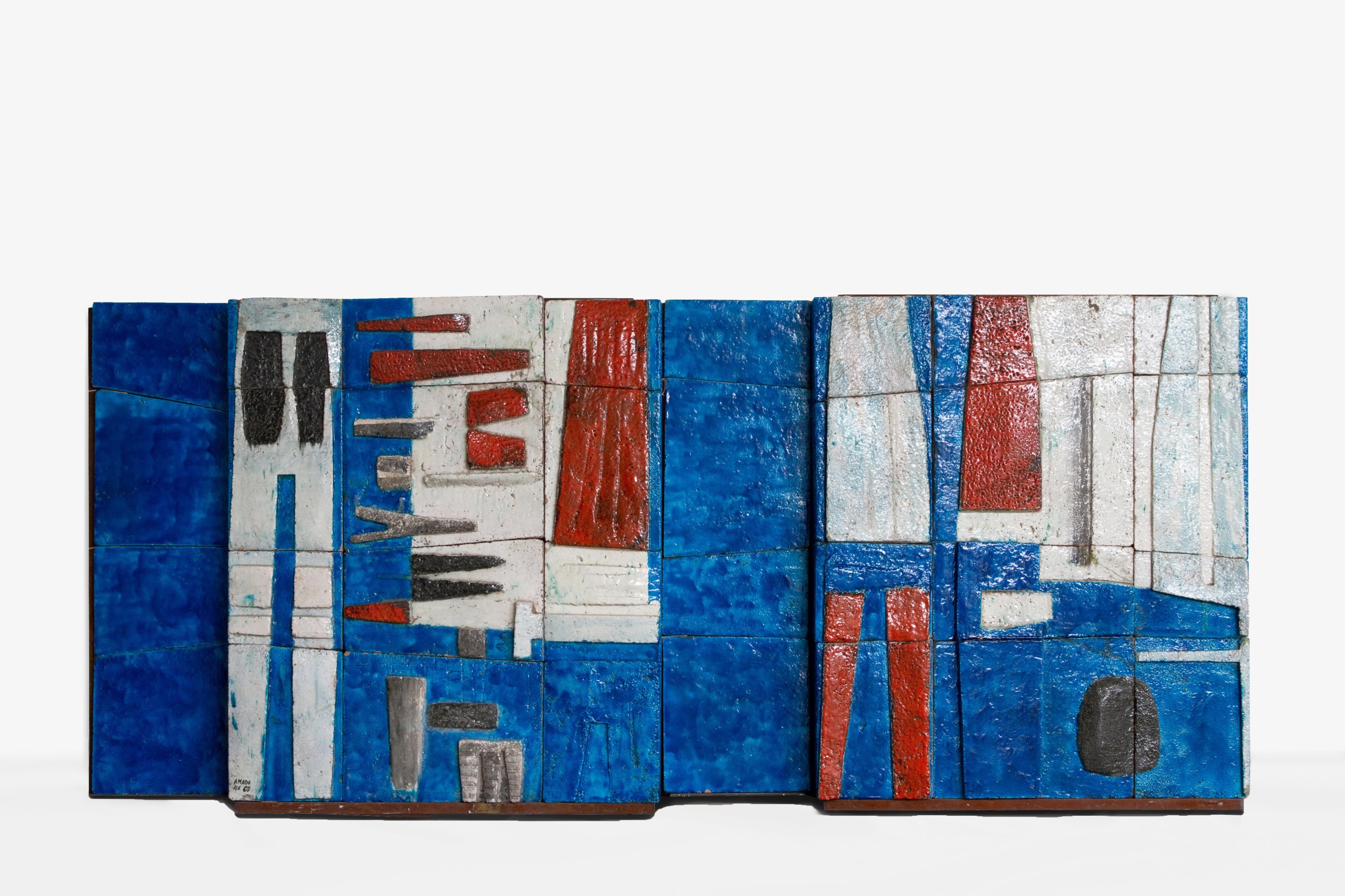 Jean Amado's ceramic mural