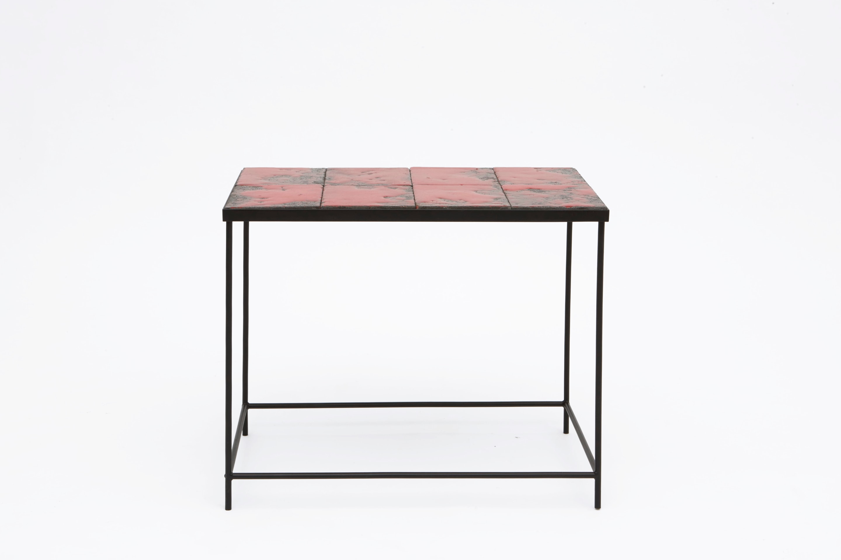 Pierre Sabatier's &quot;Volvic Sang&quot; table, full straight view