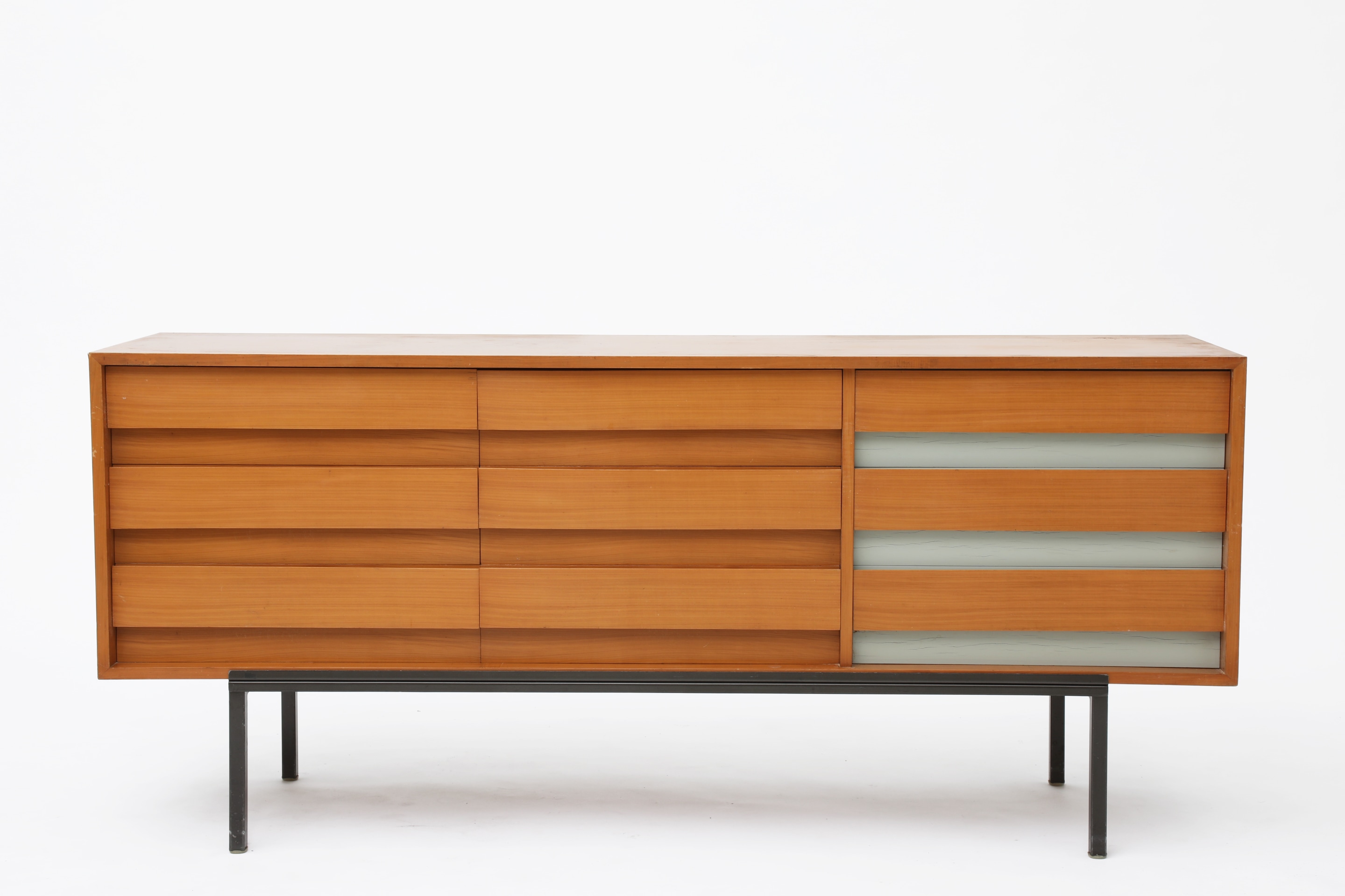 Bernard Marange's sideboard, full front view with all drawers closed