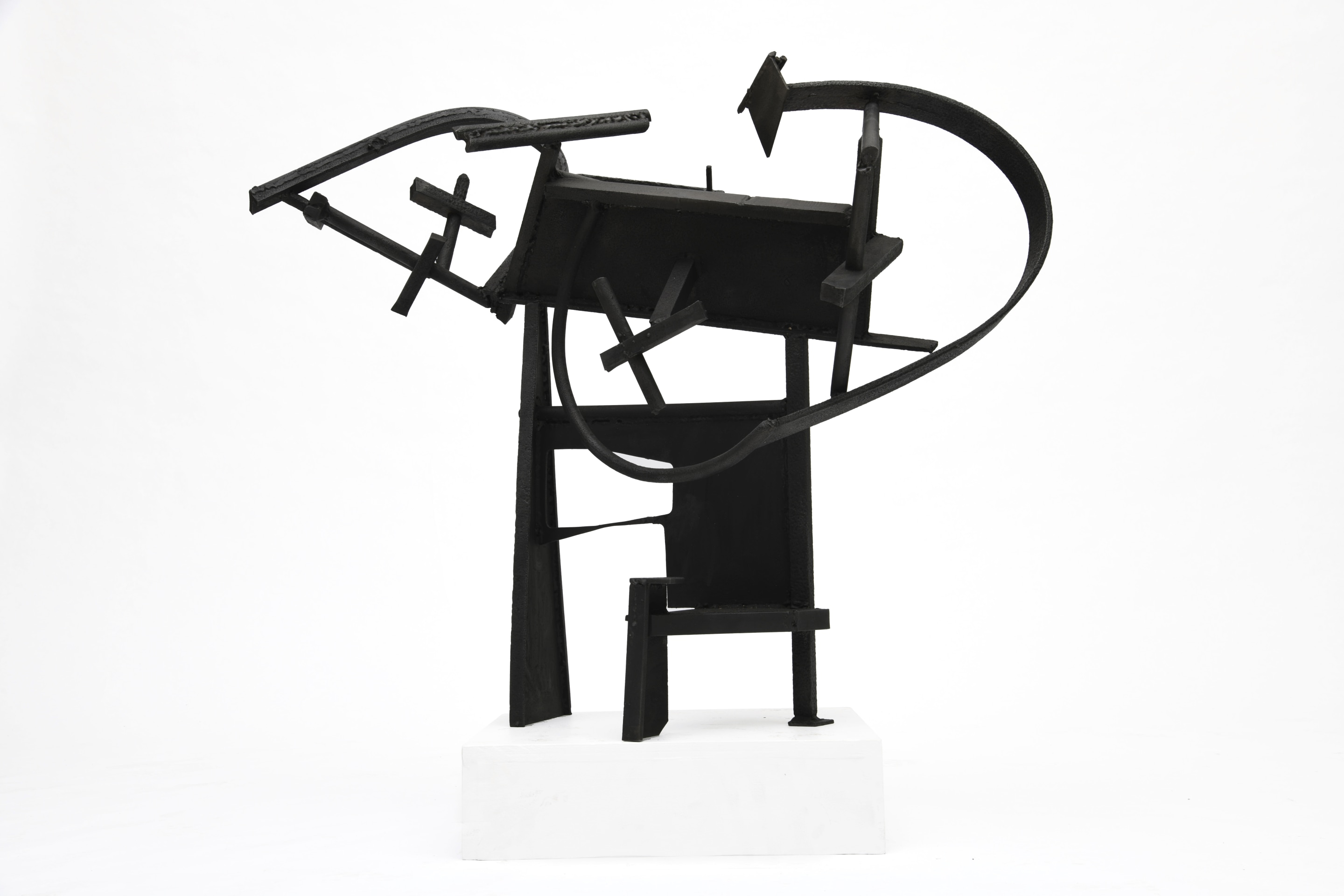 Robert Jacobsen's sculpture front view