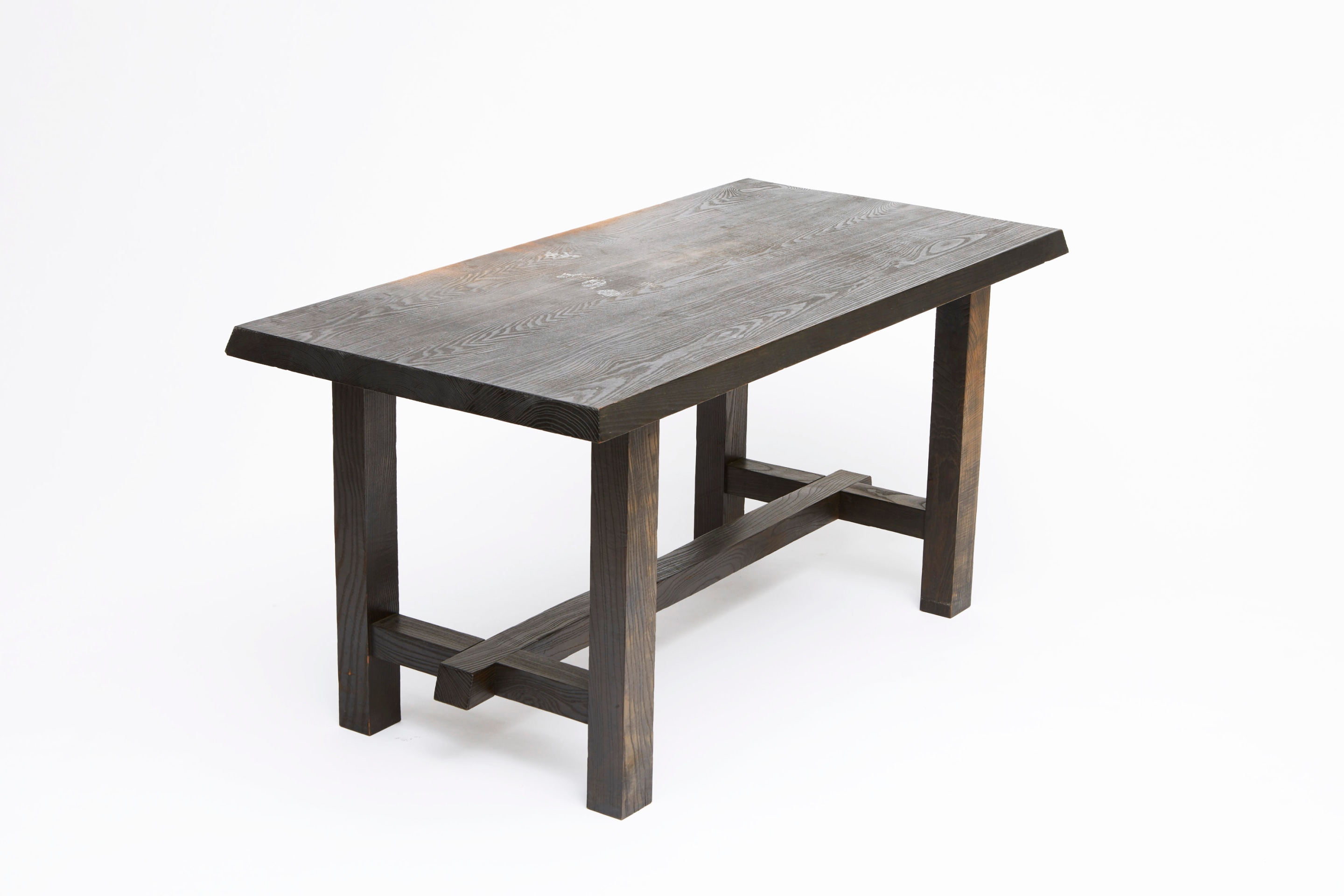 Charlotte Perriand's dining table, diagonal view from above